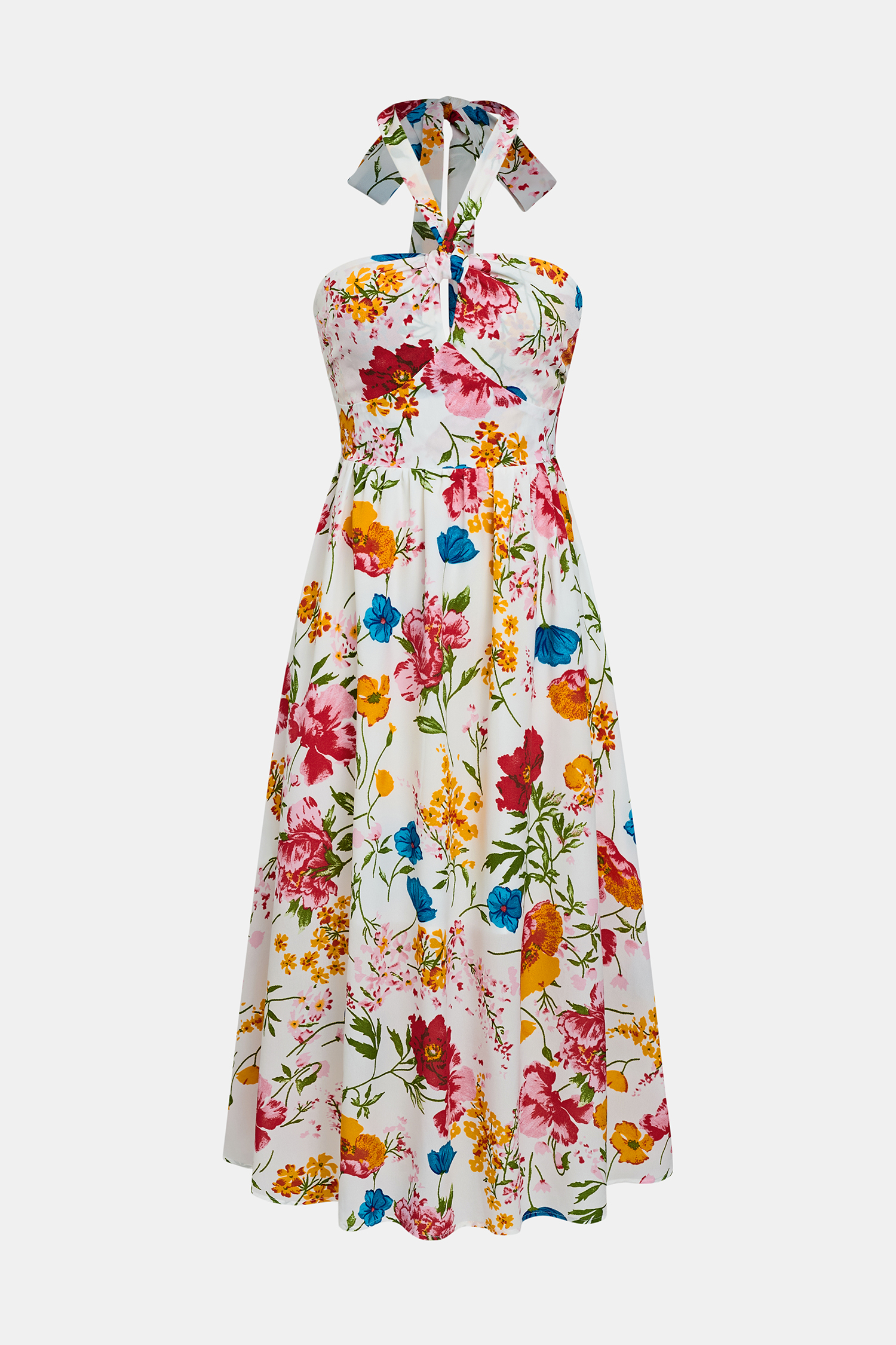 Lights Down Low Floral Midi Dress