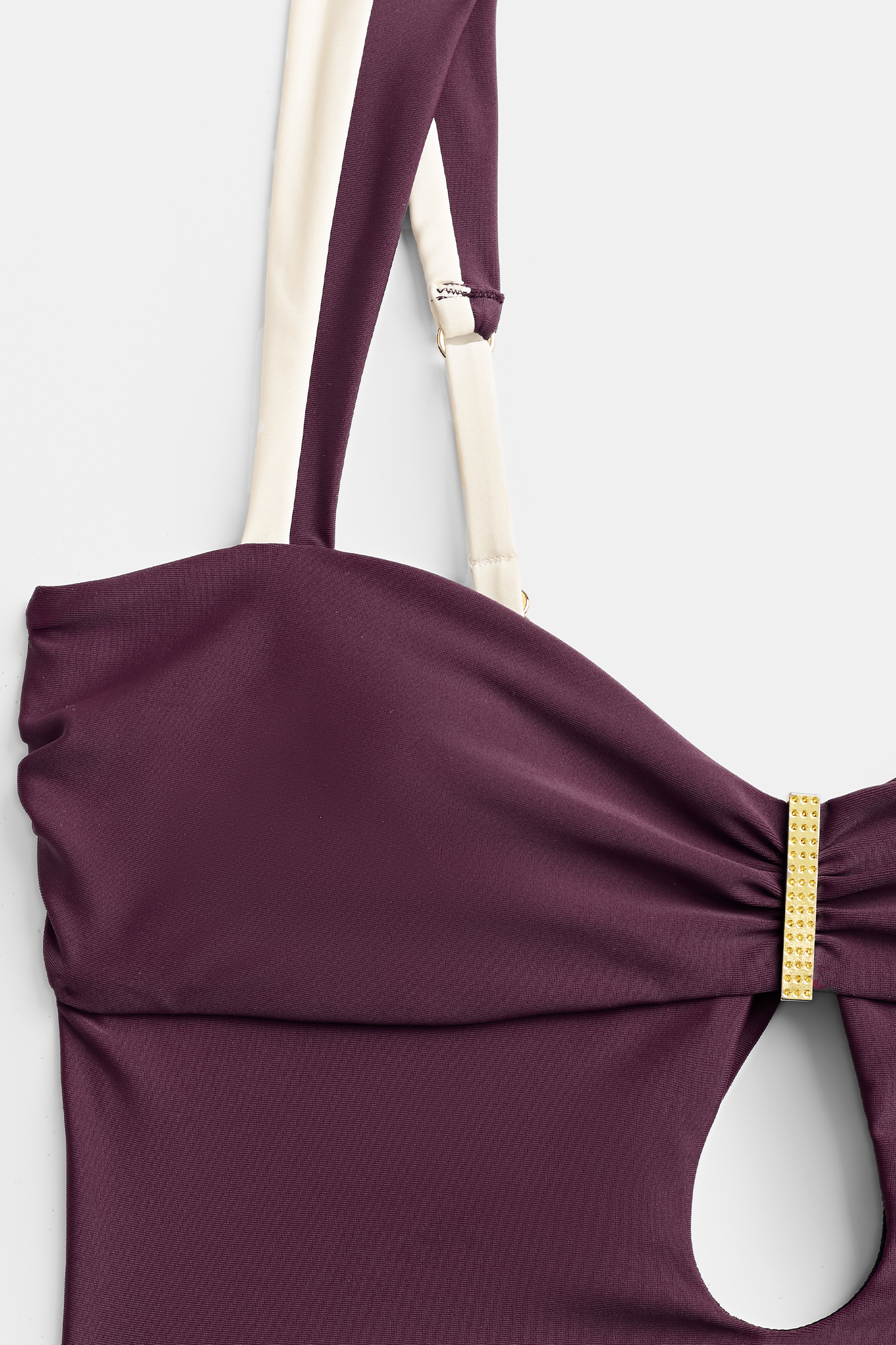 x Camille Maillot de bain une pièce col cœur bretelles réglables