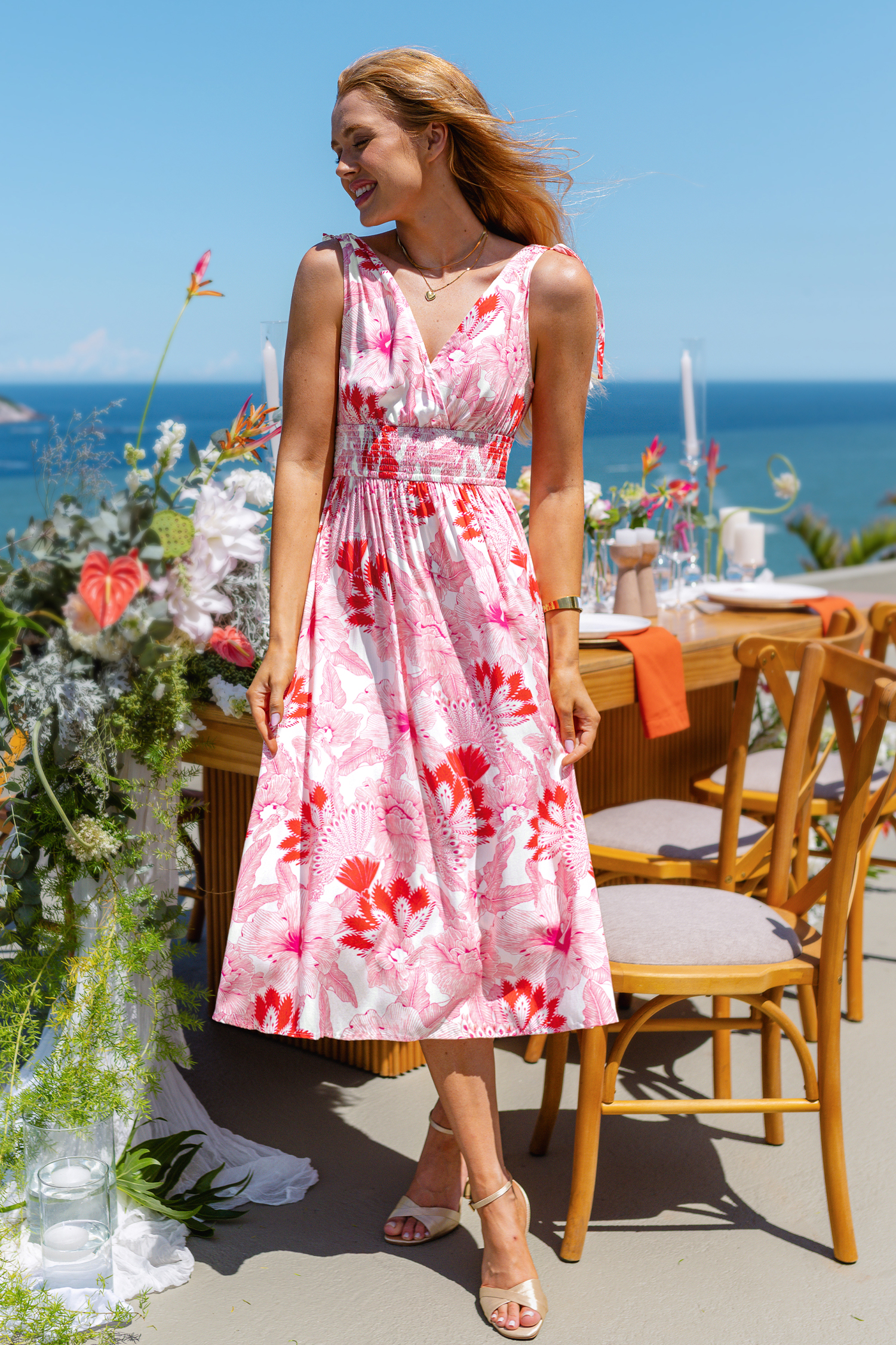 Love Language Paisley Midi Dress