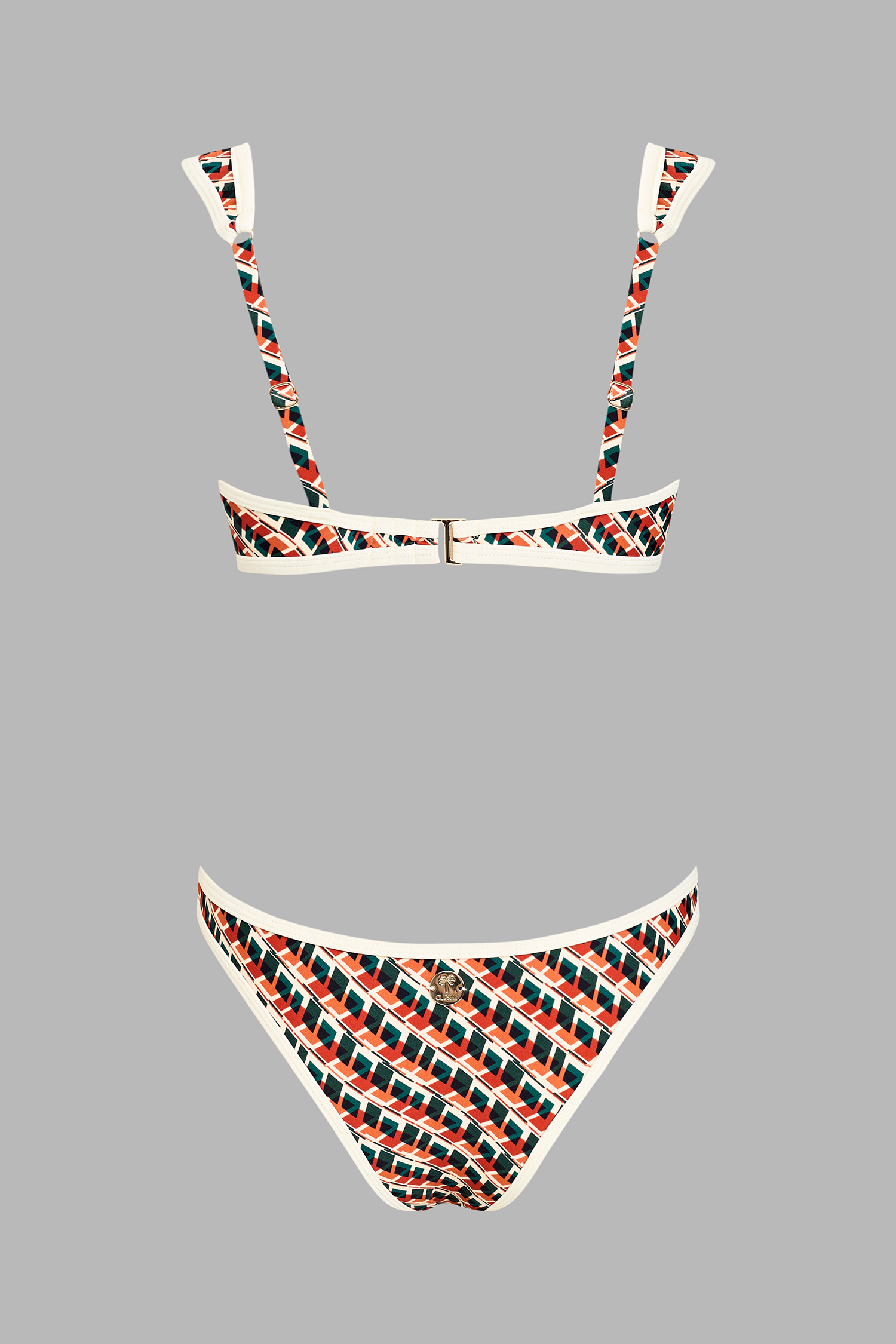 x Diane Bikini col carré bas ultra échancré