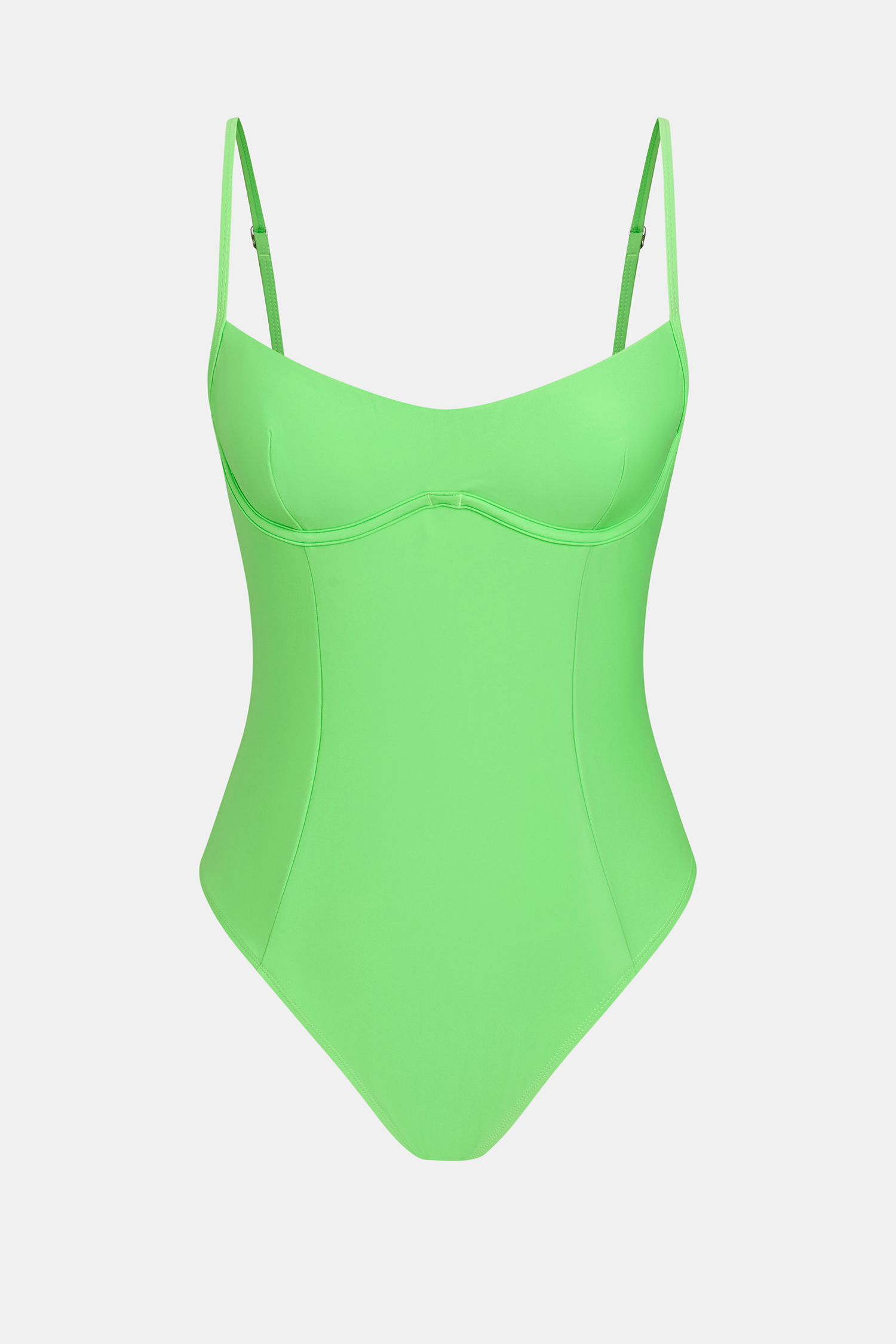 Just Getting Started Green One-Piece Swimsuit