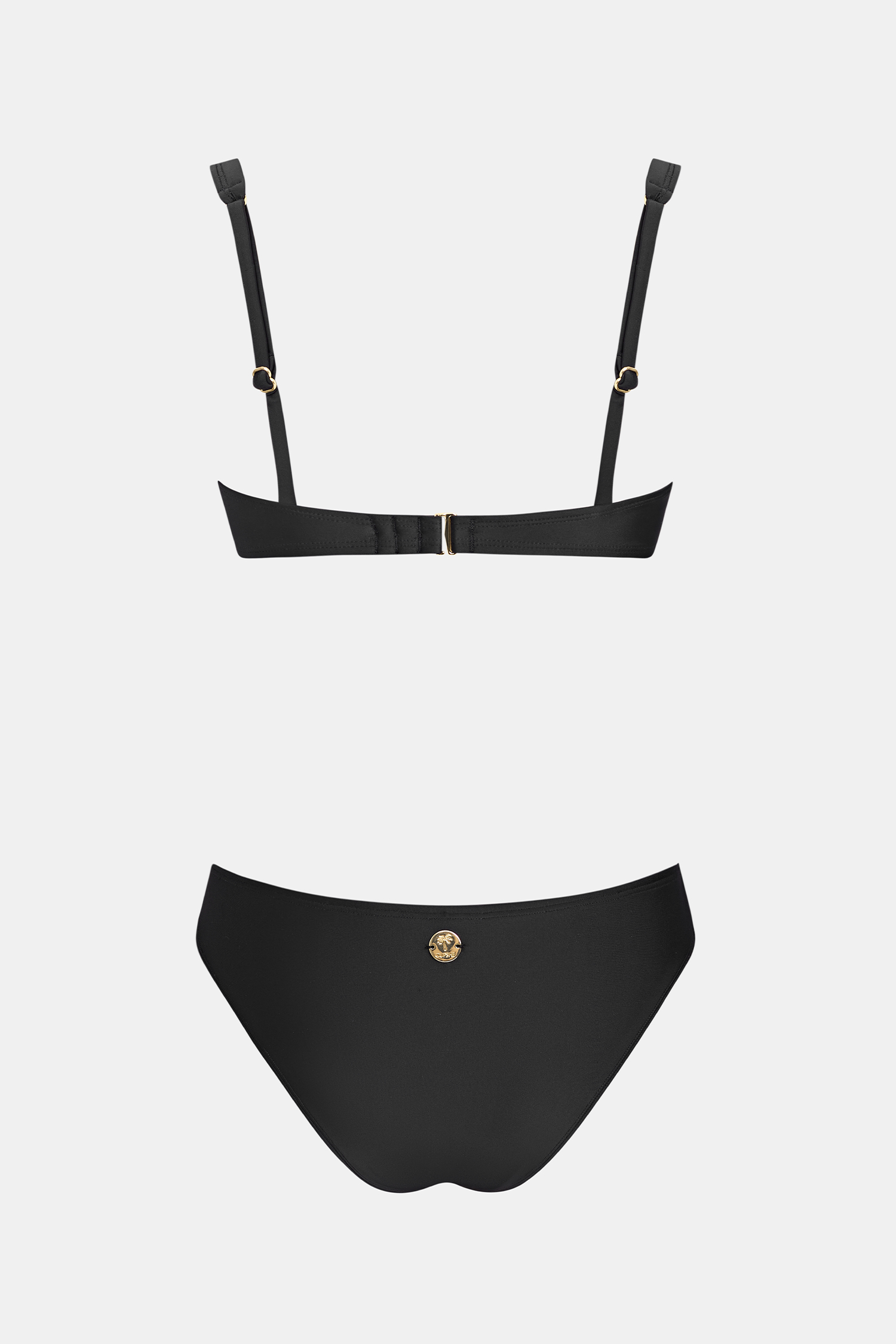 x Camille Bikini bretelles ajustables bas taille moyenne