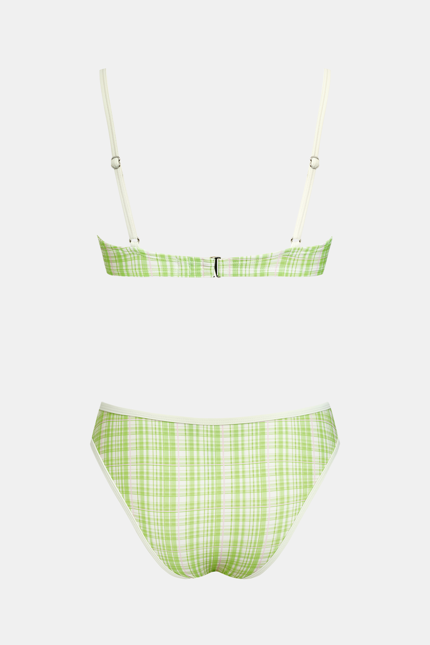 Sunset Cruise Plaid Bikini Set
