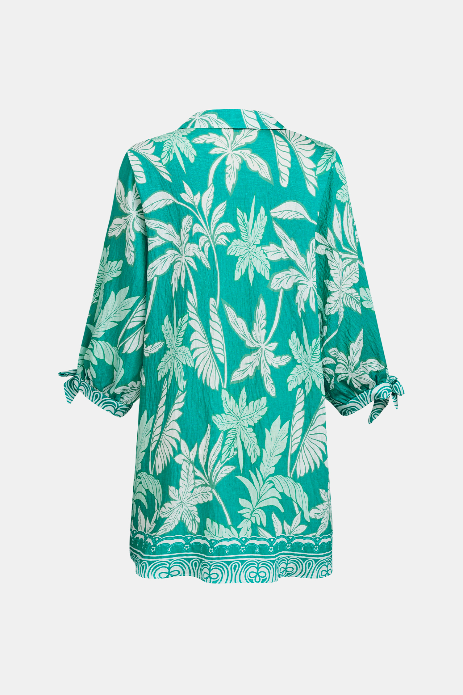Lakeside Lounging Tropical Mini Dress