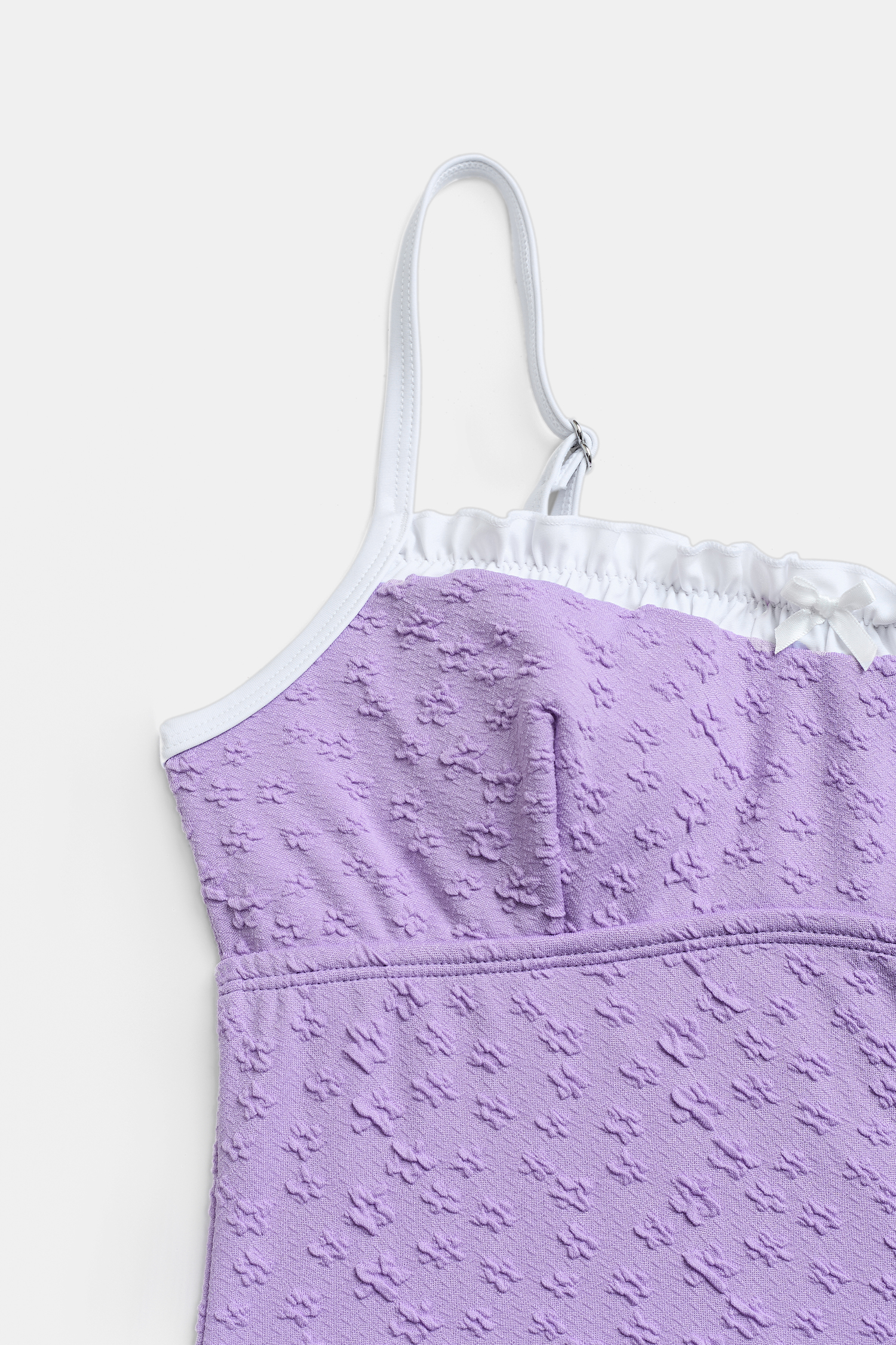 Tankini violet col cœur