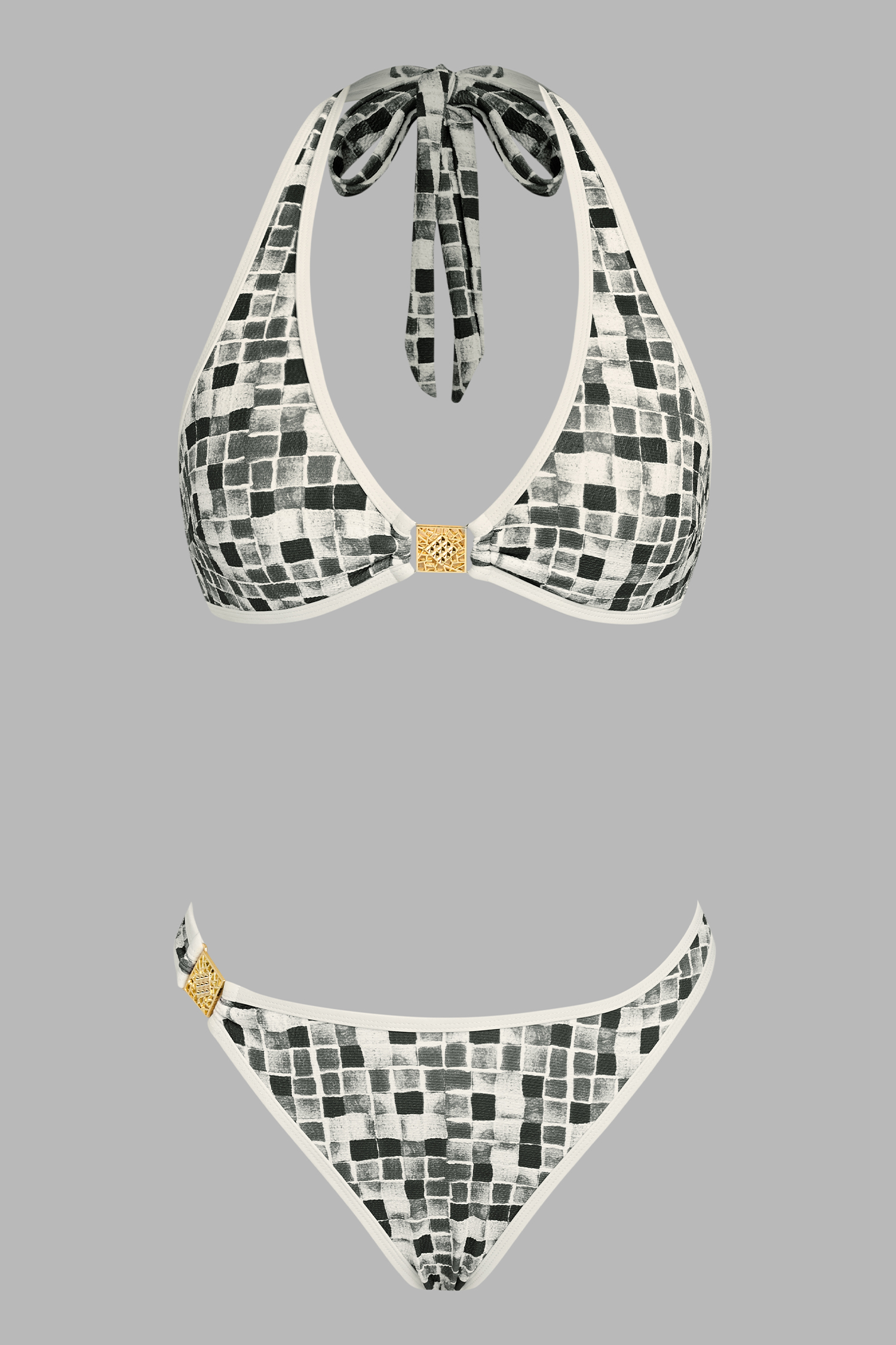 x Diane Bikini col plongeant bas taille moyenne