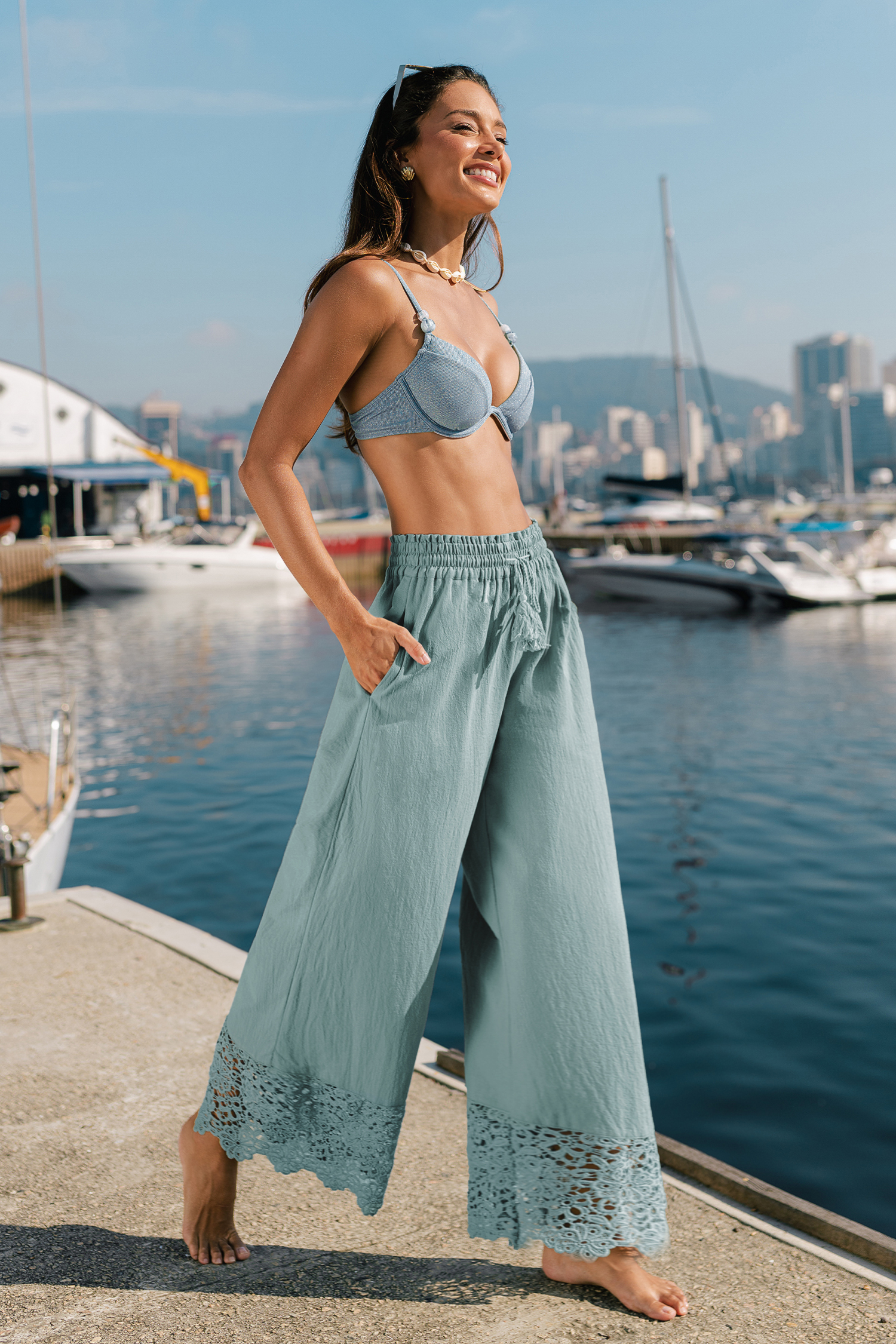 Mint to Roam Green Pants