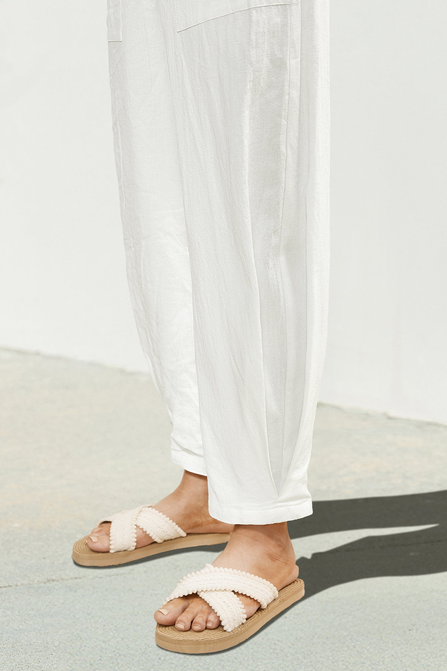 Pantalones blancos Seaside Escape