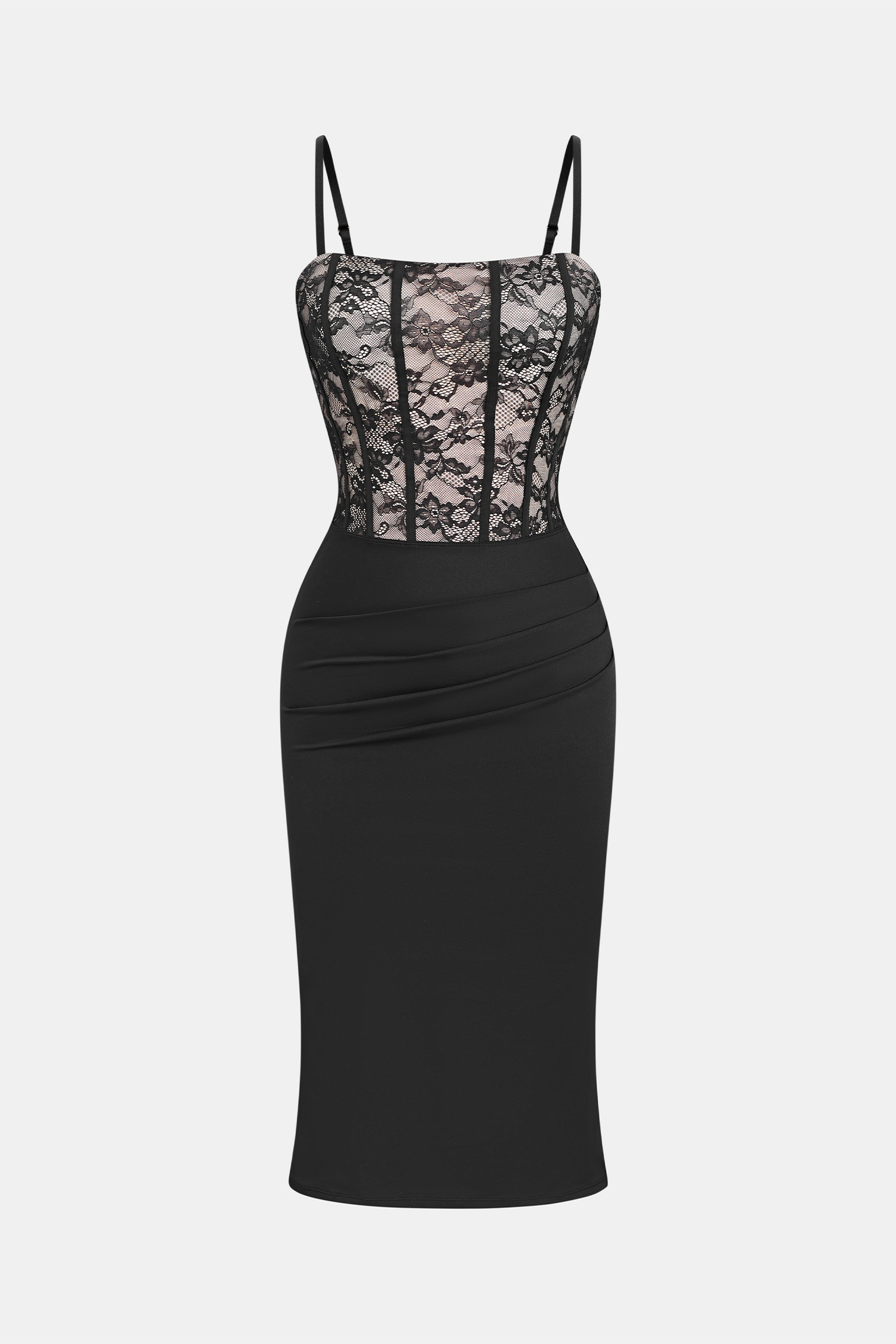 Candlelight Black Maxi Dress
