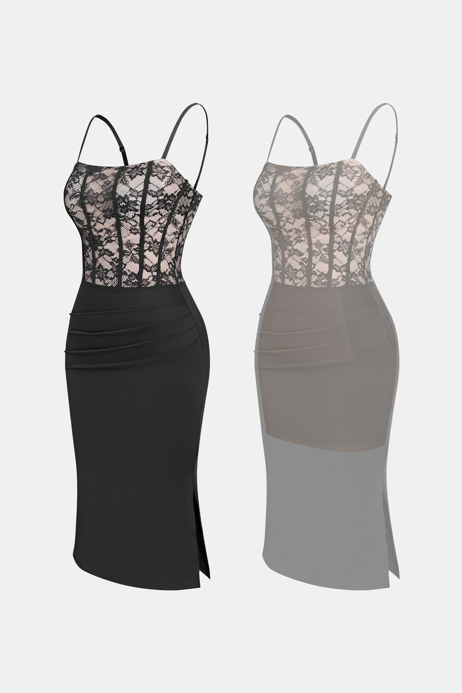 Candlelight Black Maxi Dress