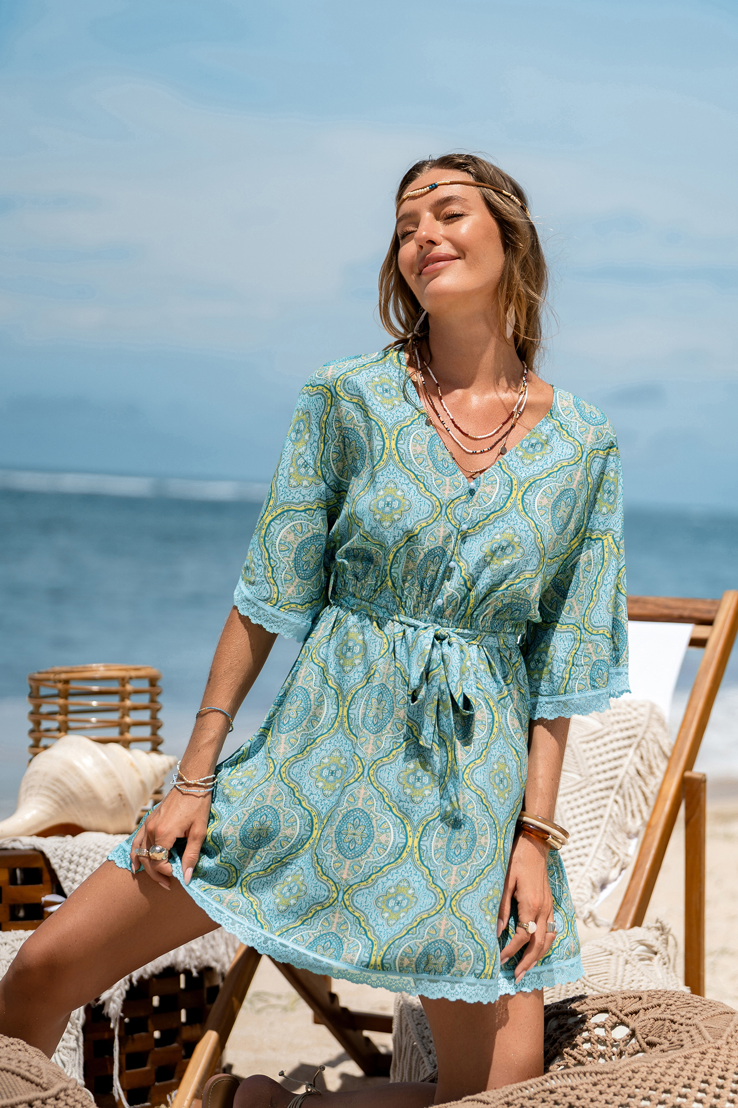 Intuitive Ornate Mini Dress