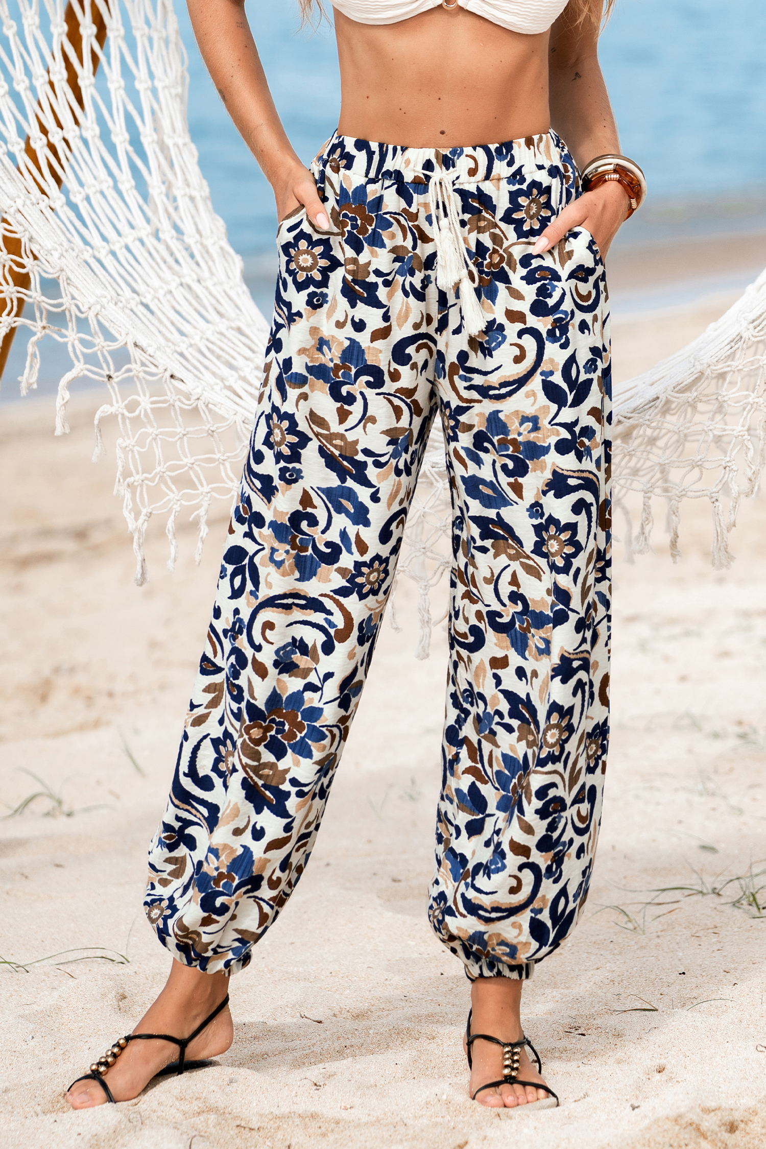 So Earthy Floral Pants