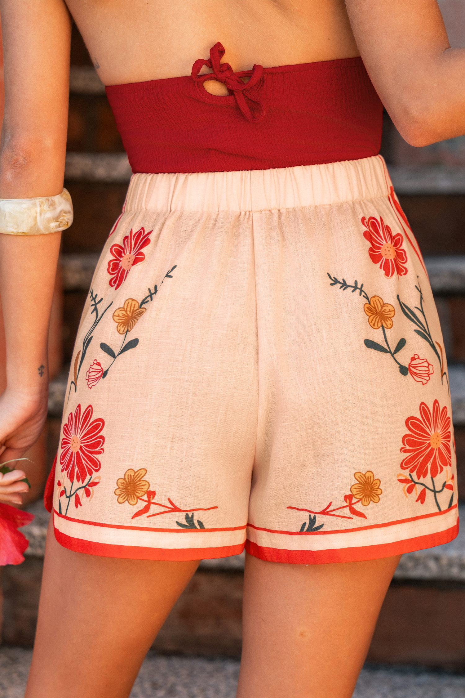 Bloom On Floral Shorts