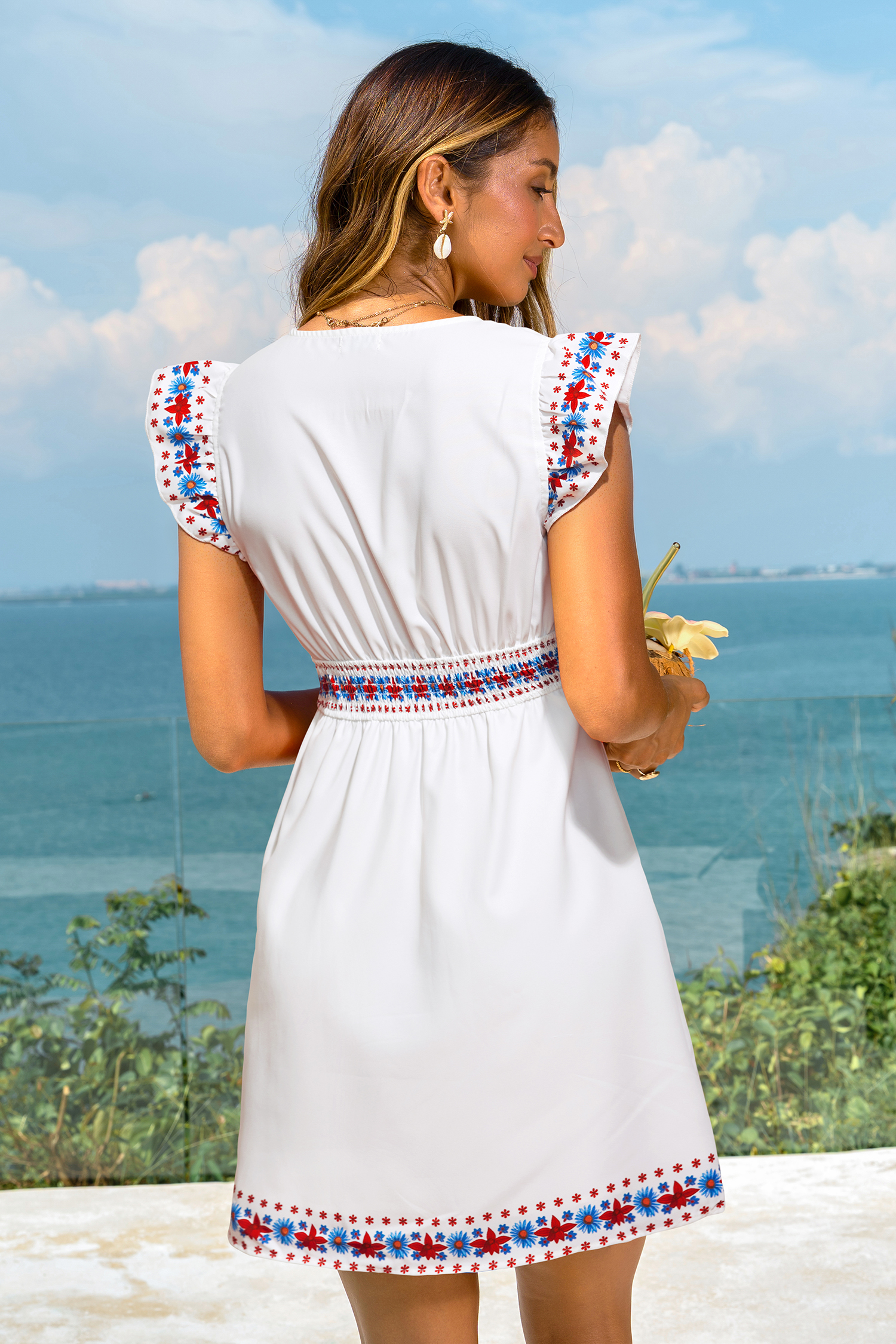 Under the Sun Tropical Mini Dress