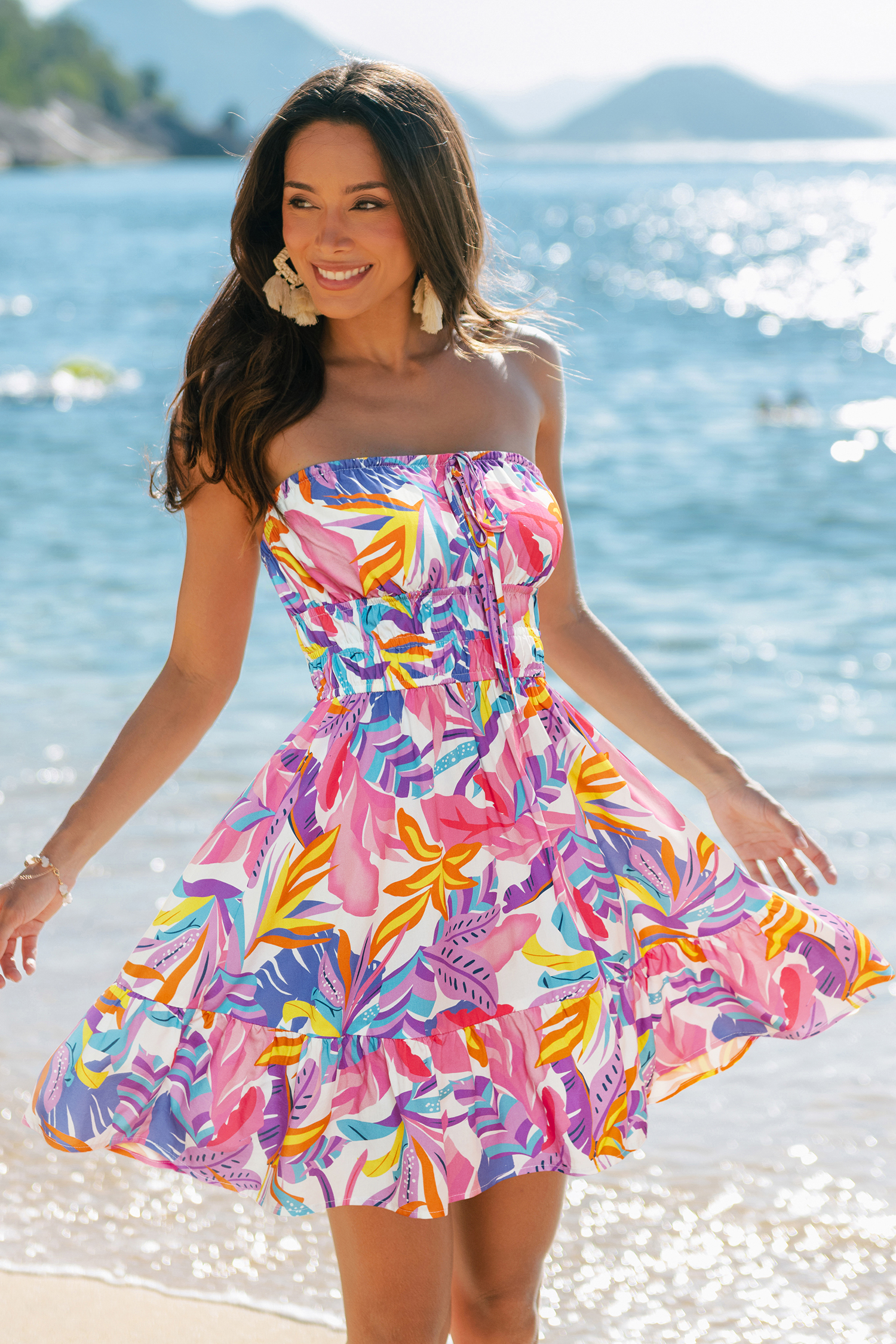 Sanctuary Tropical Mini Dress
