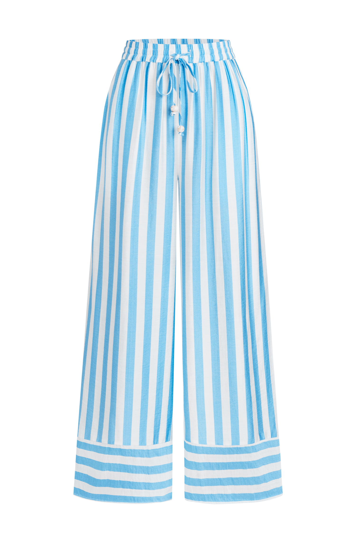 Himmelblaue Elastischer Bund Sommerhose