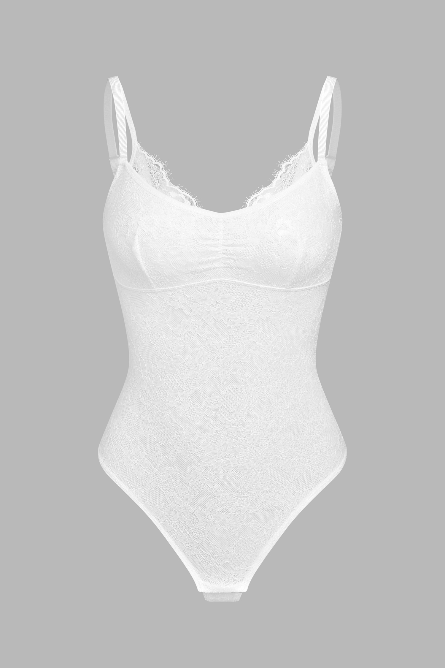 So Daring White Shapewear Bodysuit