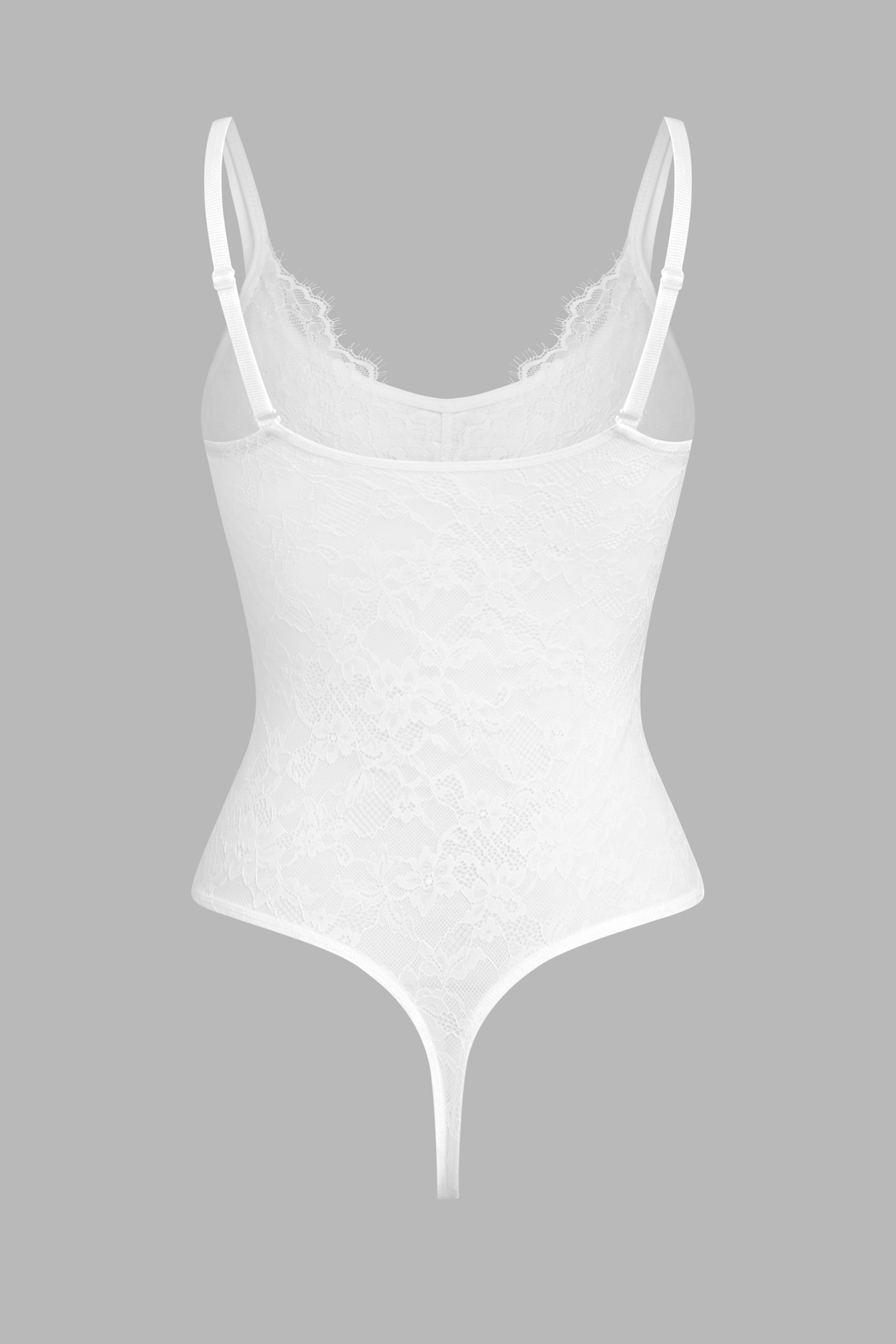 So Daring White Shapewear Bodysuit