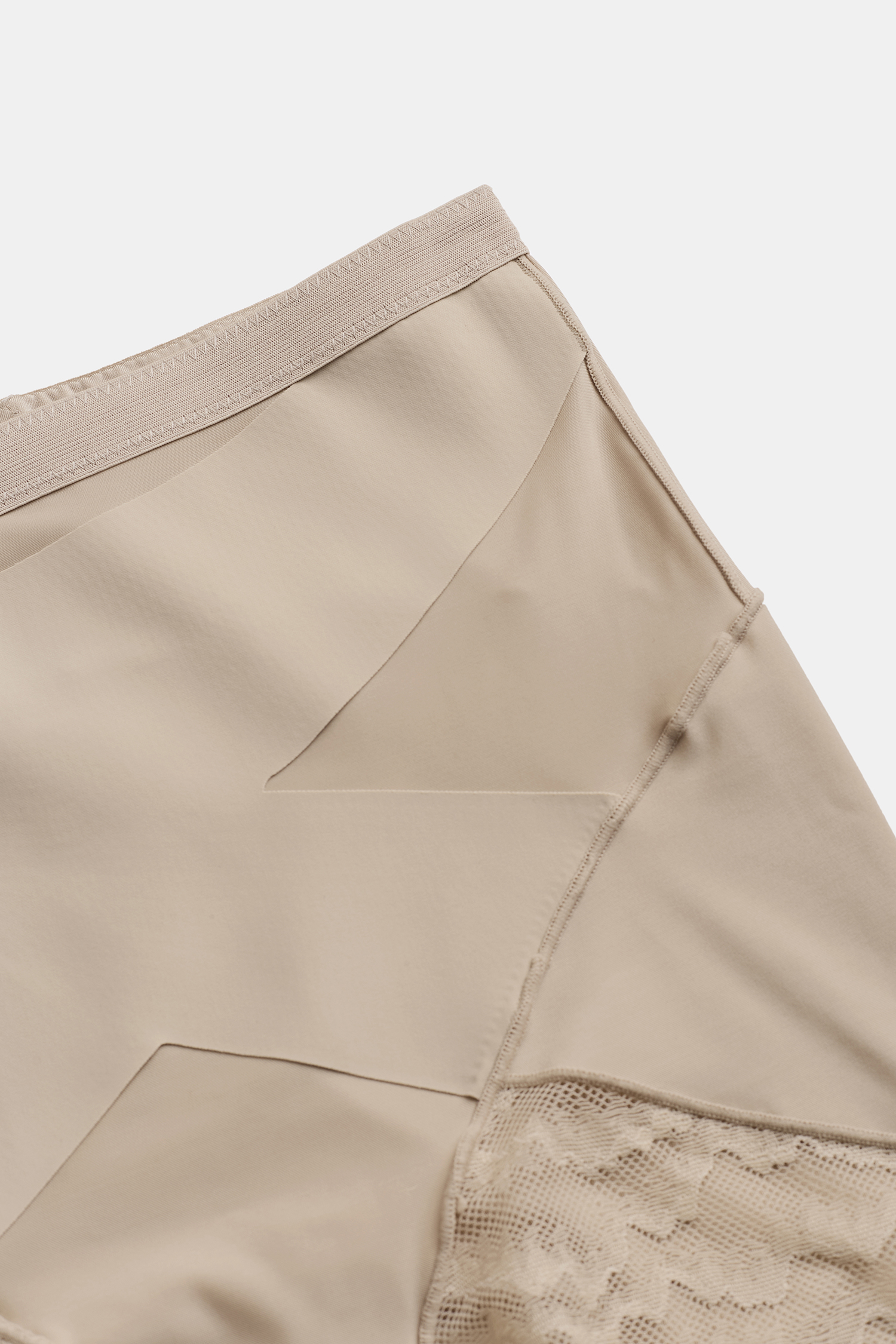 Beiger High-Waist Hüftformender Shapewear-Slip