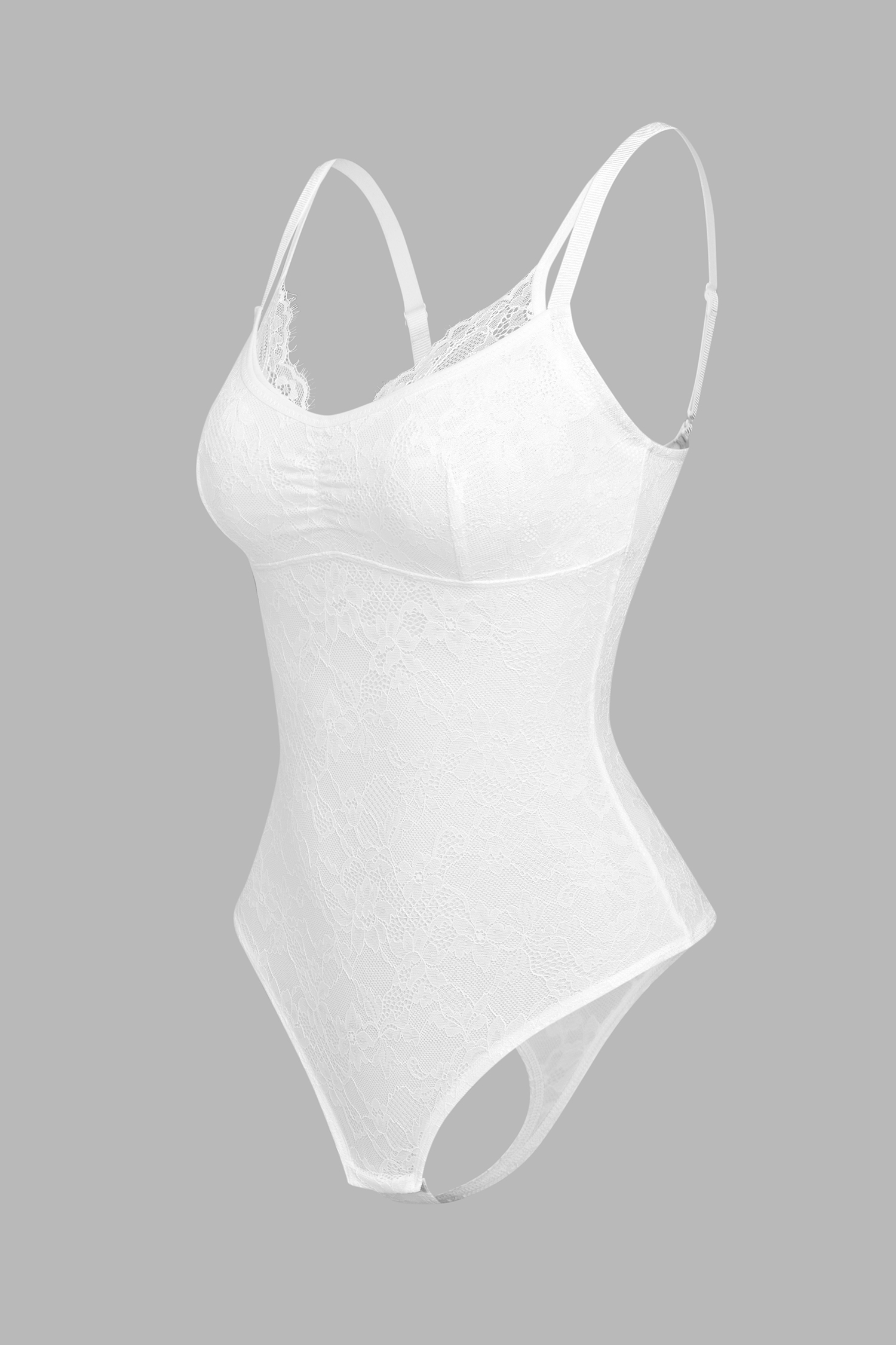 So Daring White Shapewear Bodysuit