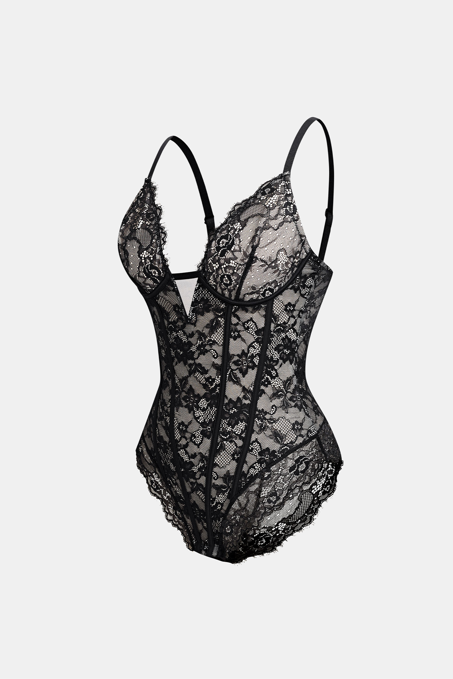 Under Wraps Black Shapewear Bodysuit