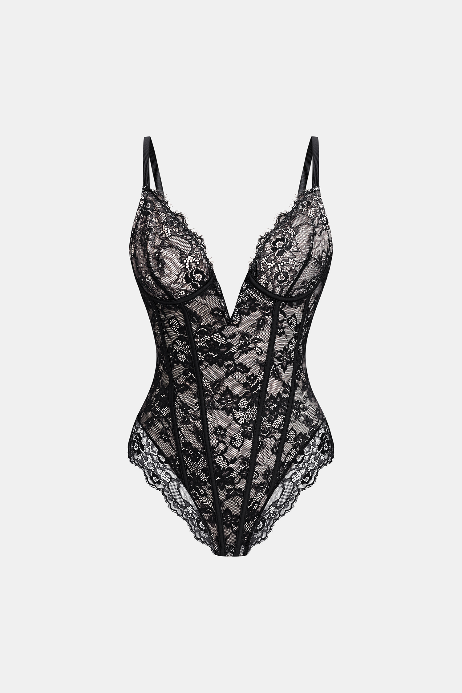 Under Wraps Black Shapewear Bodysuit