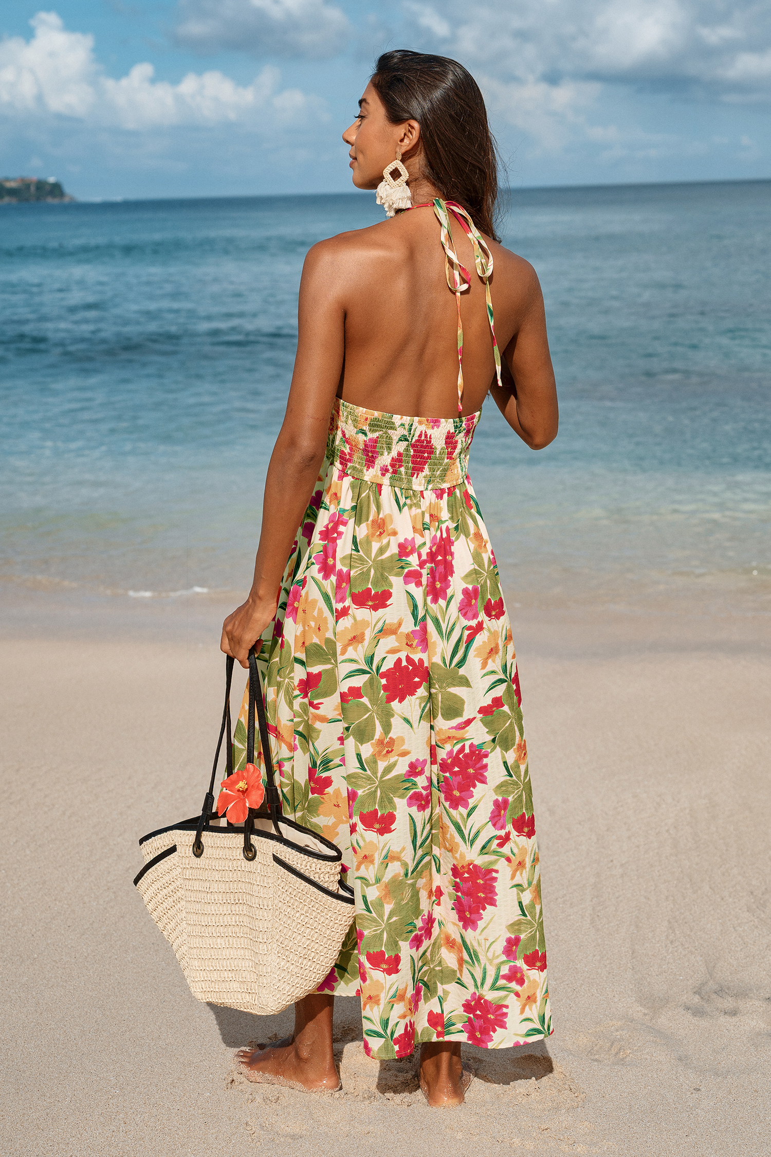 Stay for Sunset Tropical Maxi Dress