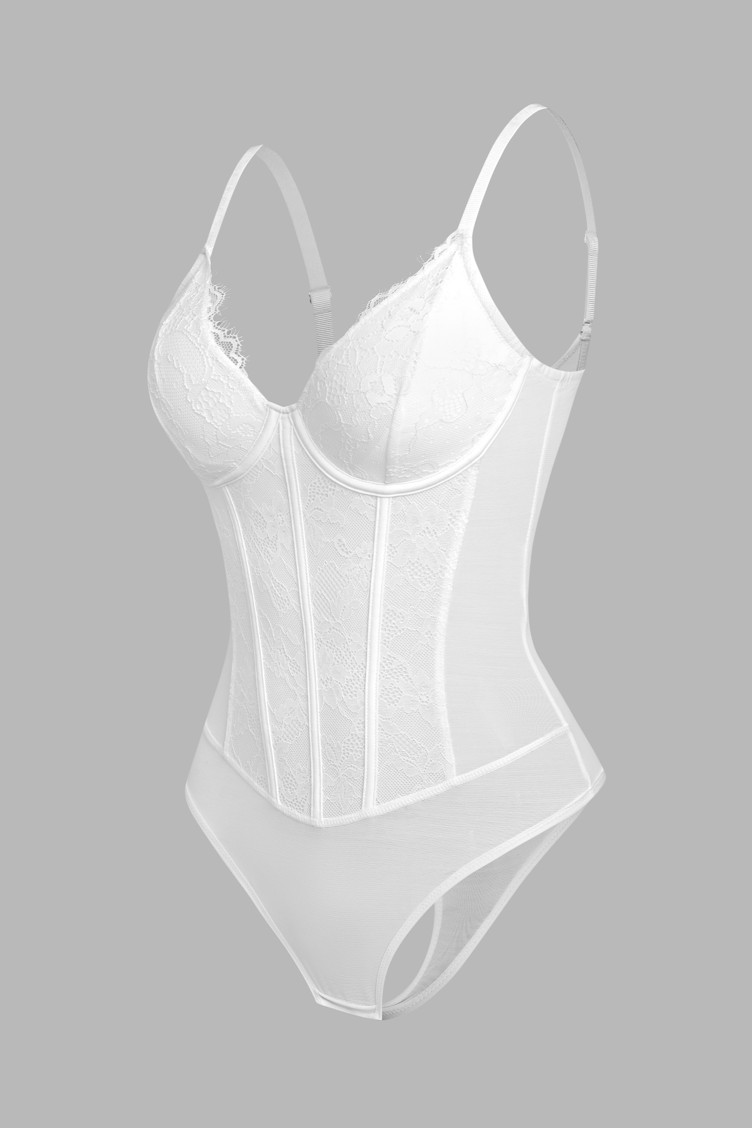 Archetype White Shapewear Bodysuit