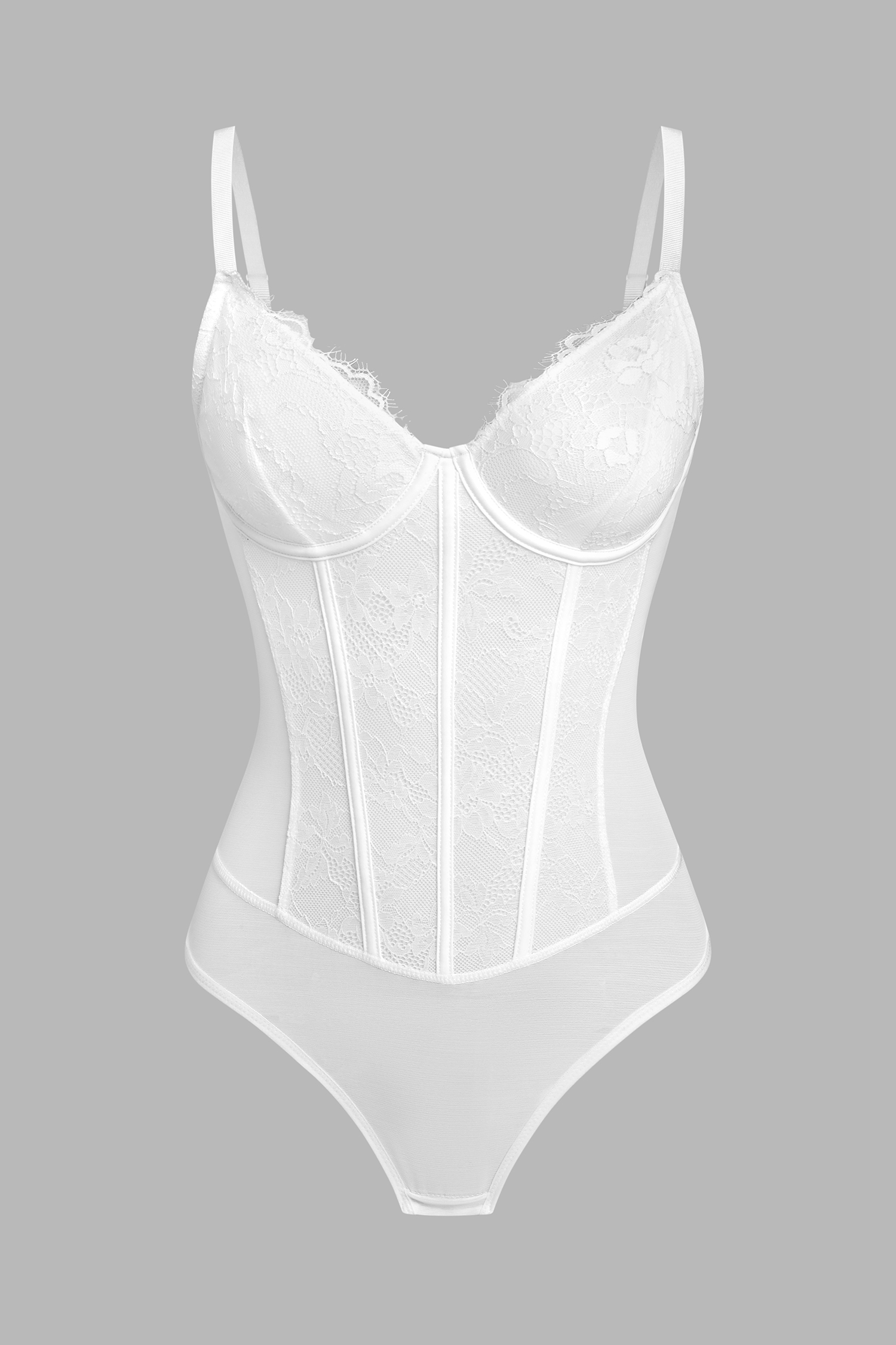 Archetype White Shapewear Bodysuit