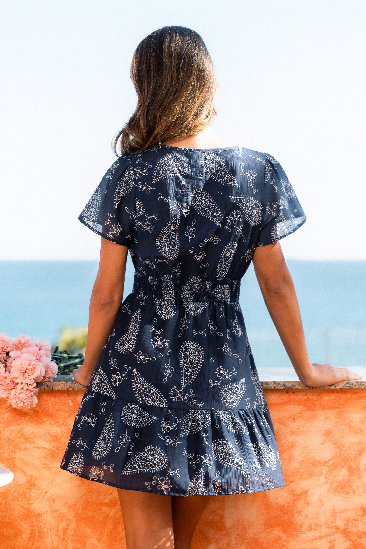 Free Spirited Paisley Mini Dress
