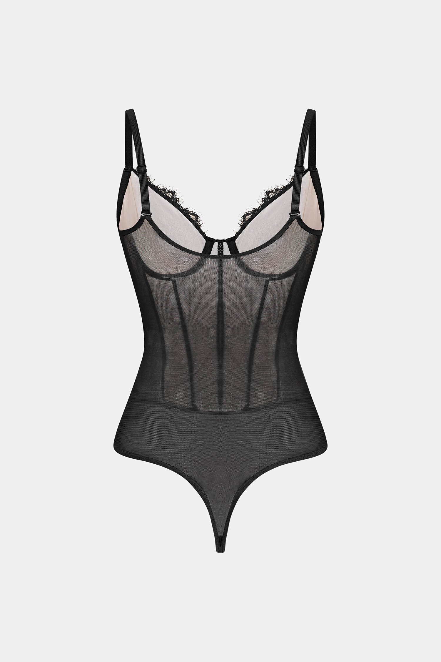 Body gainant noir invisible