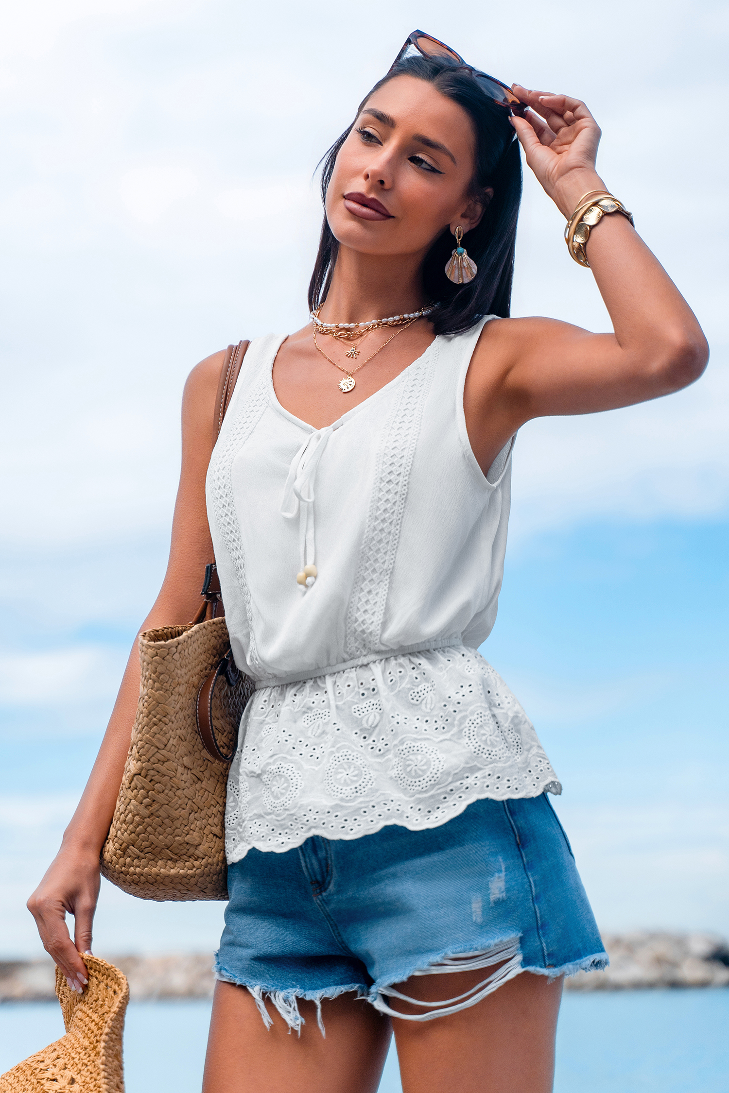 Sensitive One White Top