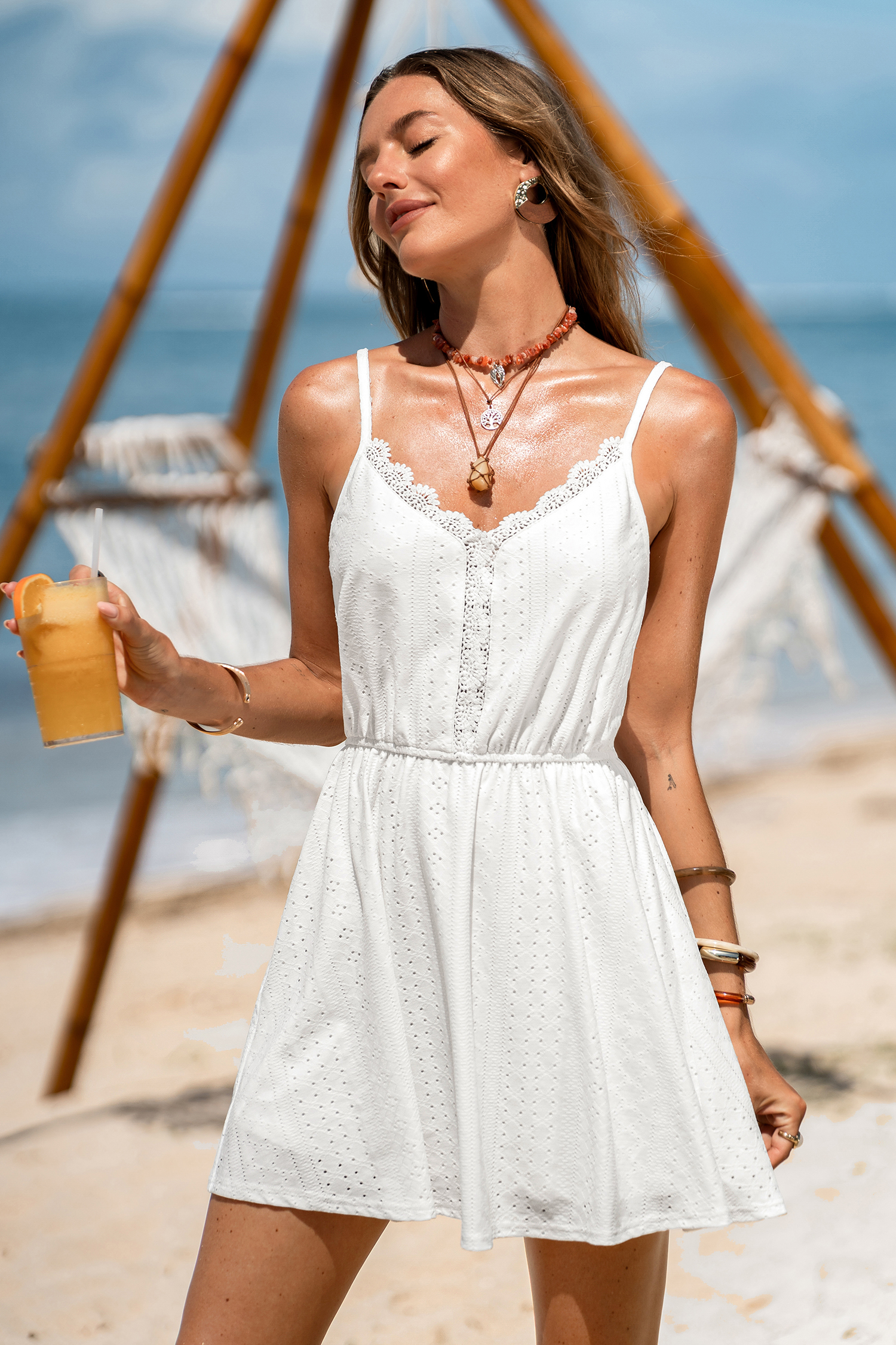Girls Day White Mini Dress