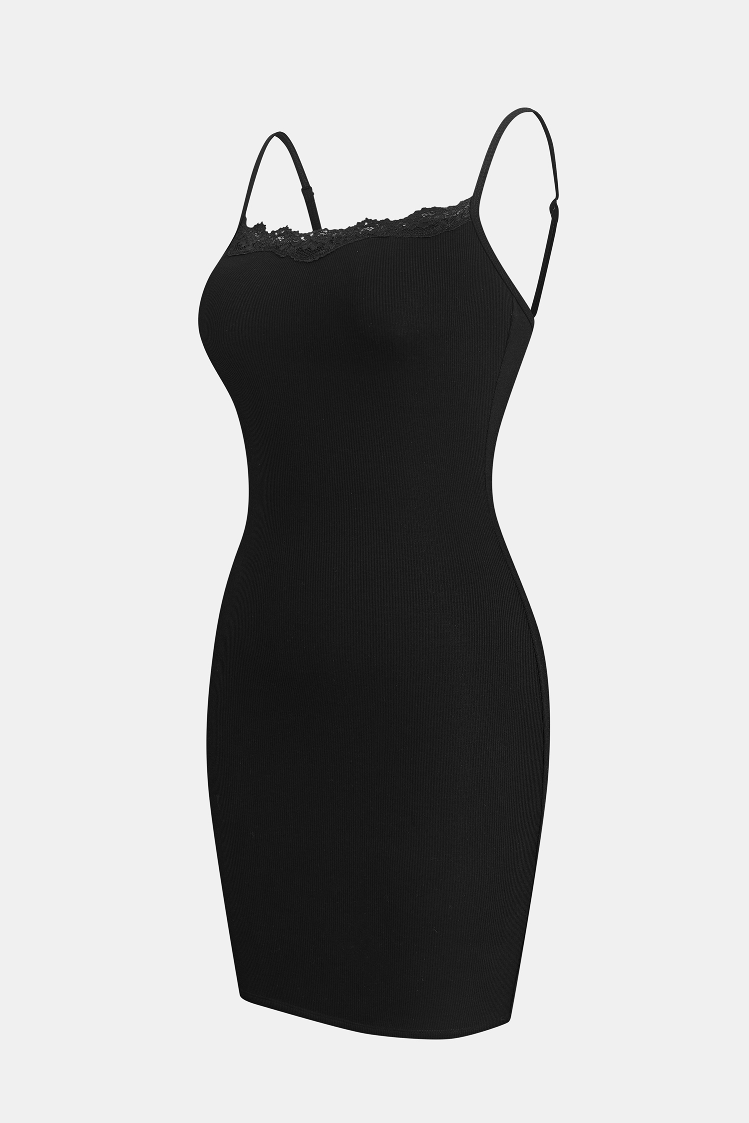 Up to Me Black Mini Dress