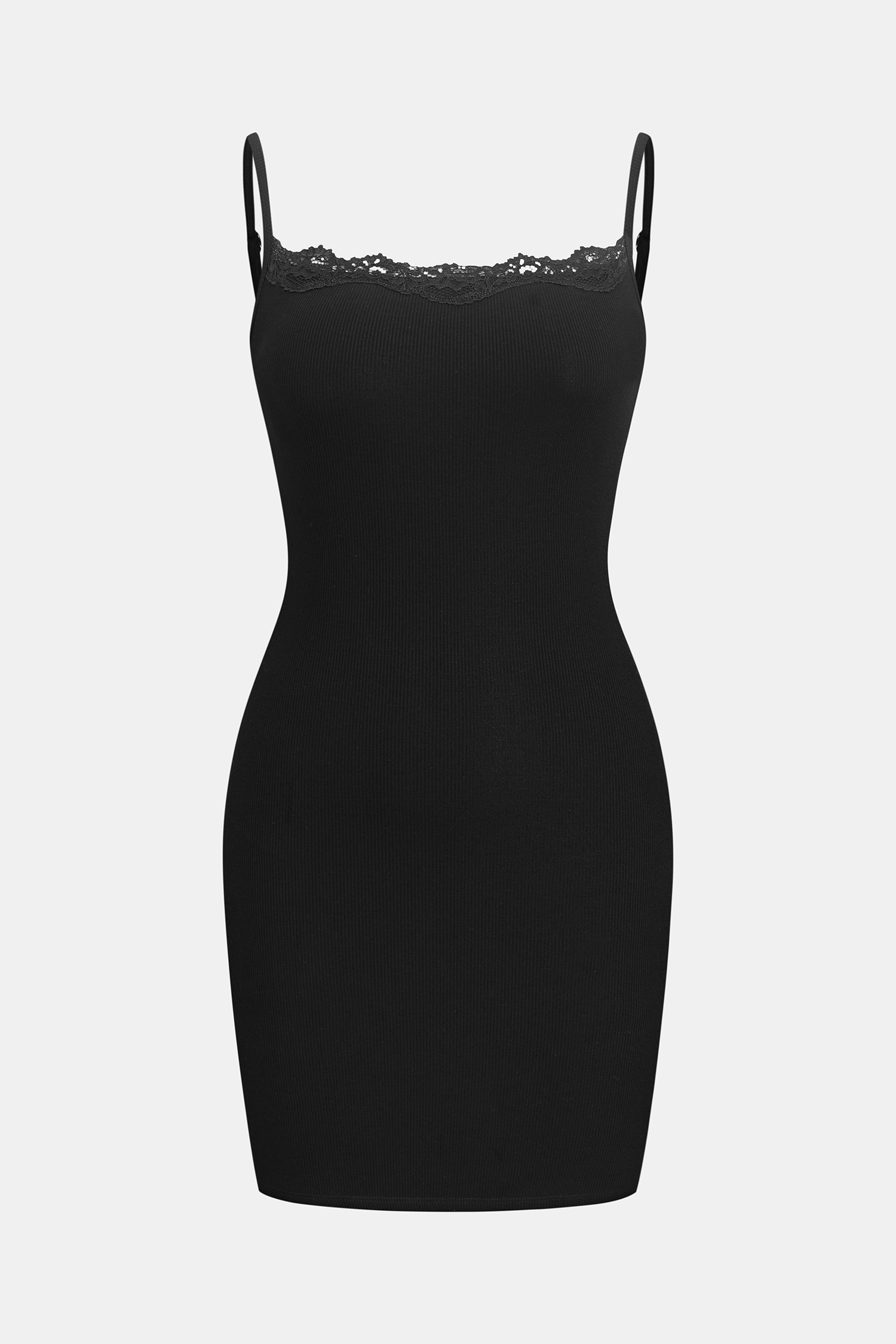 Up to Me Black Mini Dress