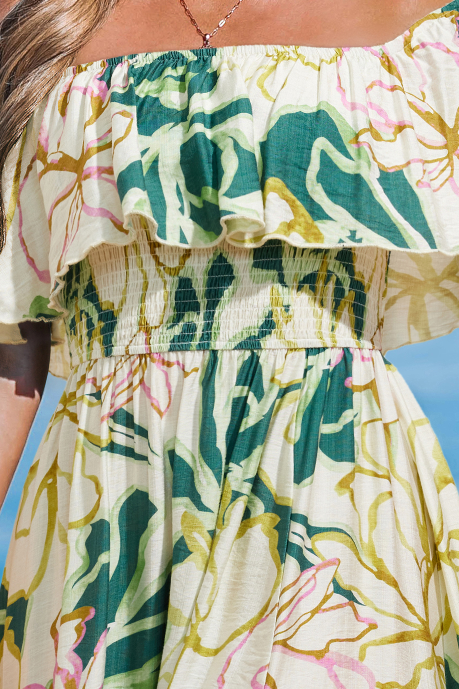 Chasing Sunsets Floral Maxi Dress