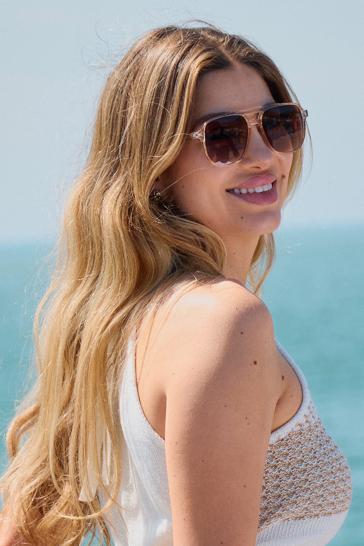 Occhiali da sole Diva marrone chiaro