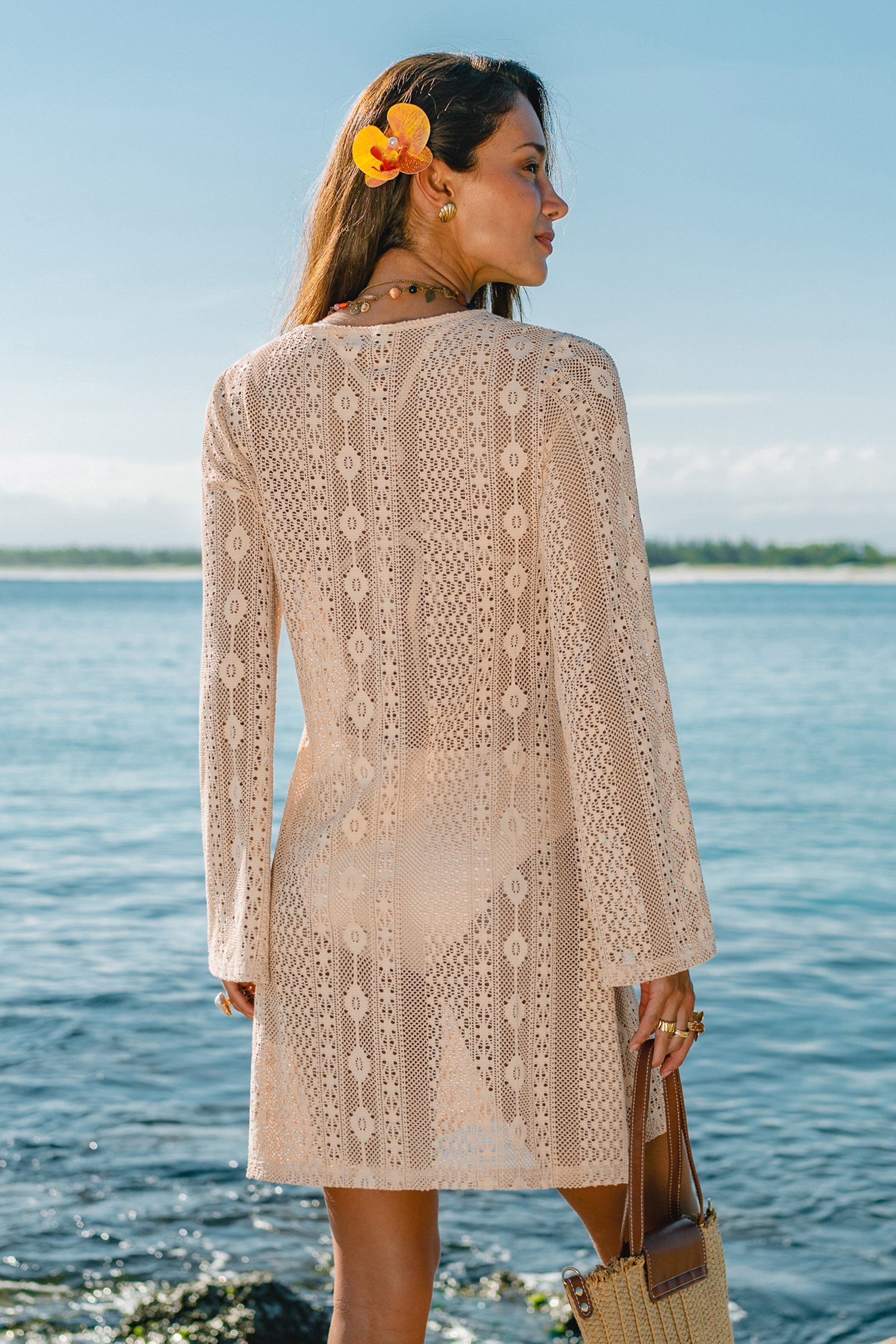 Uncomplicated Khaki Cover-Up Kimono