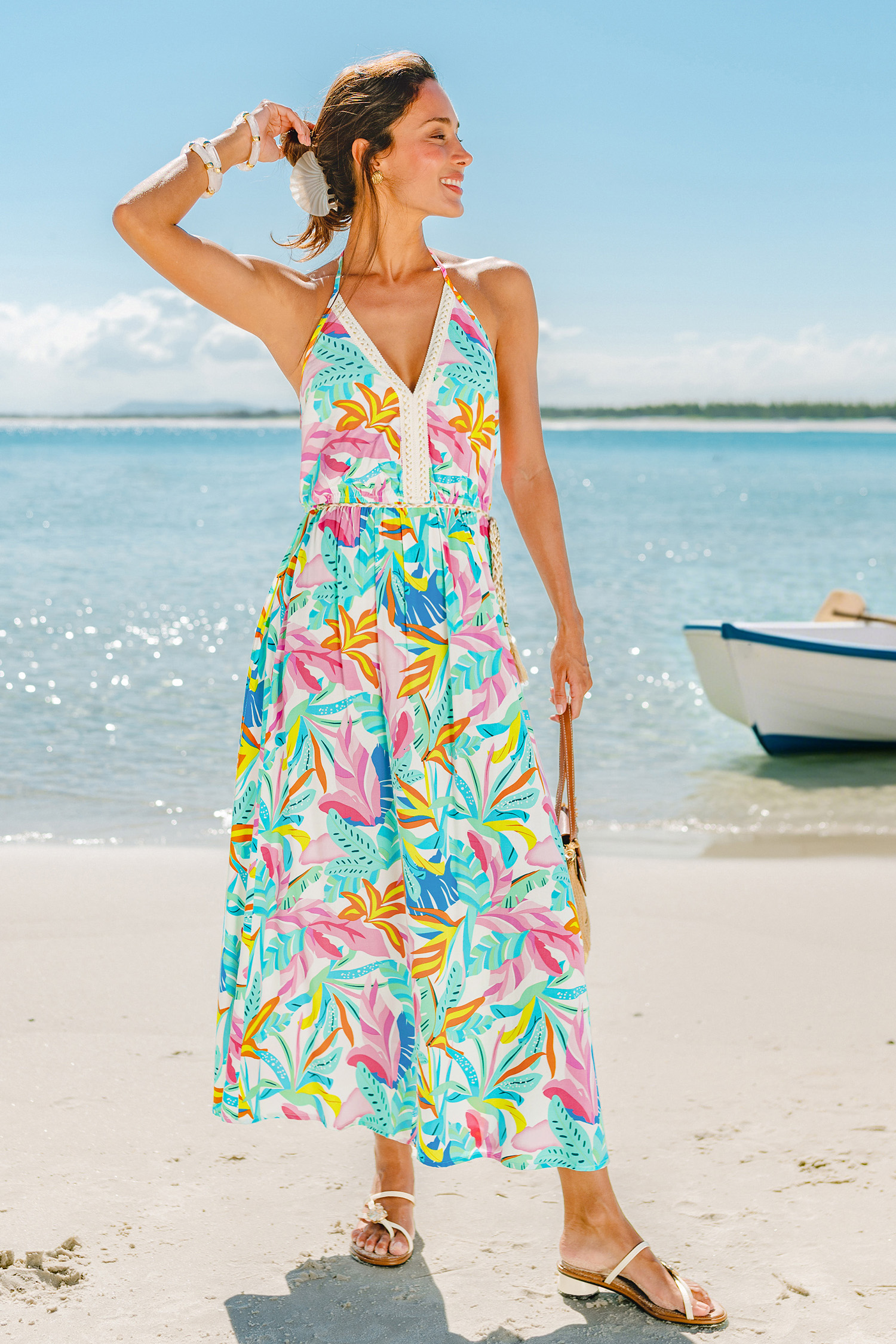 Beach State Tropical Maxi Dress