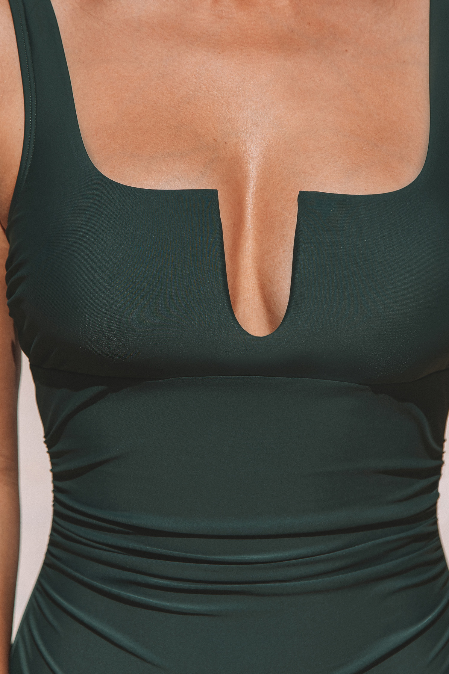 Olive Sands Tummy Control One-Piece Swimsuit