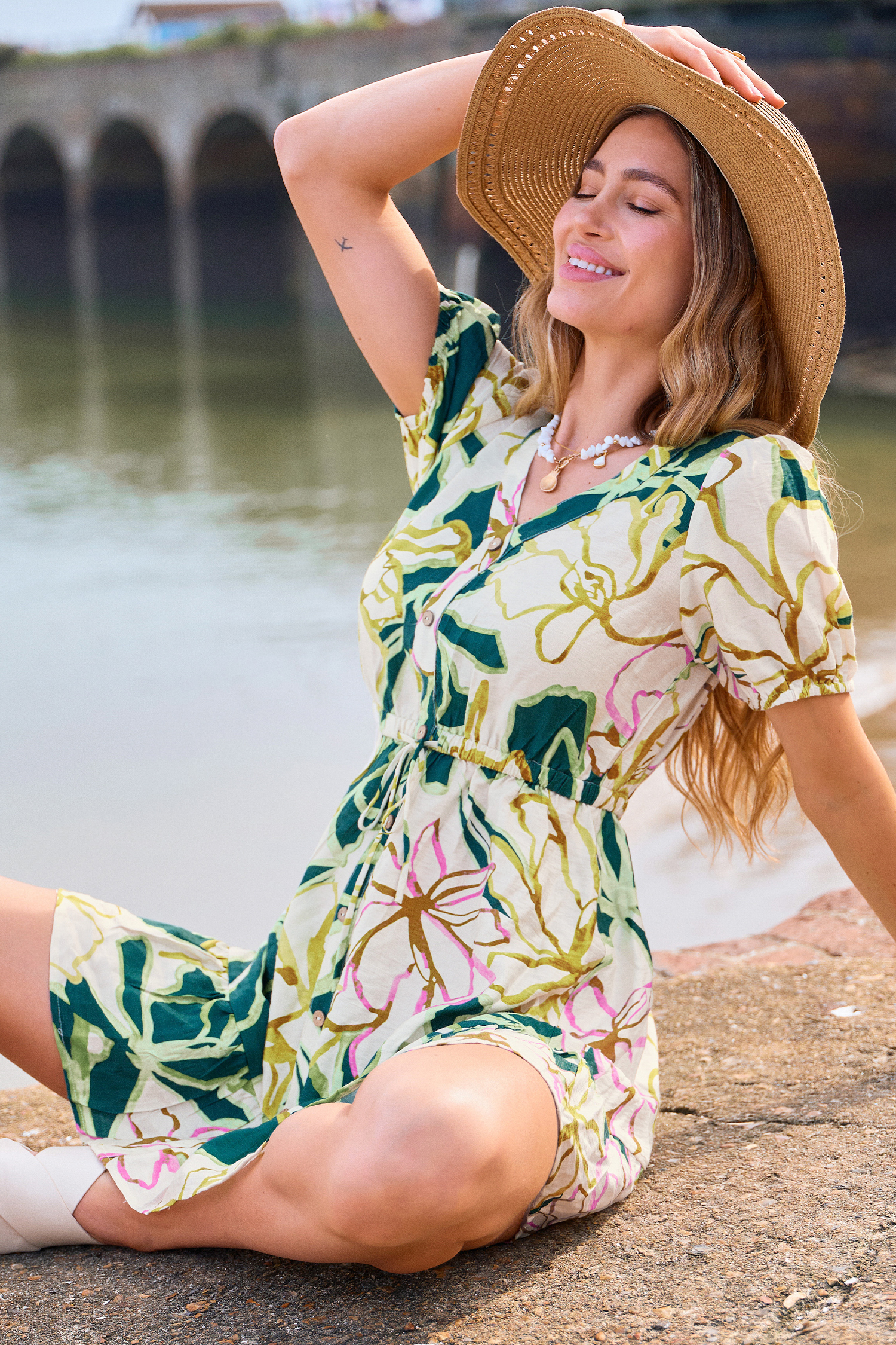 Getaway Agenda Floral Mini Dress
