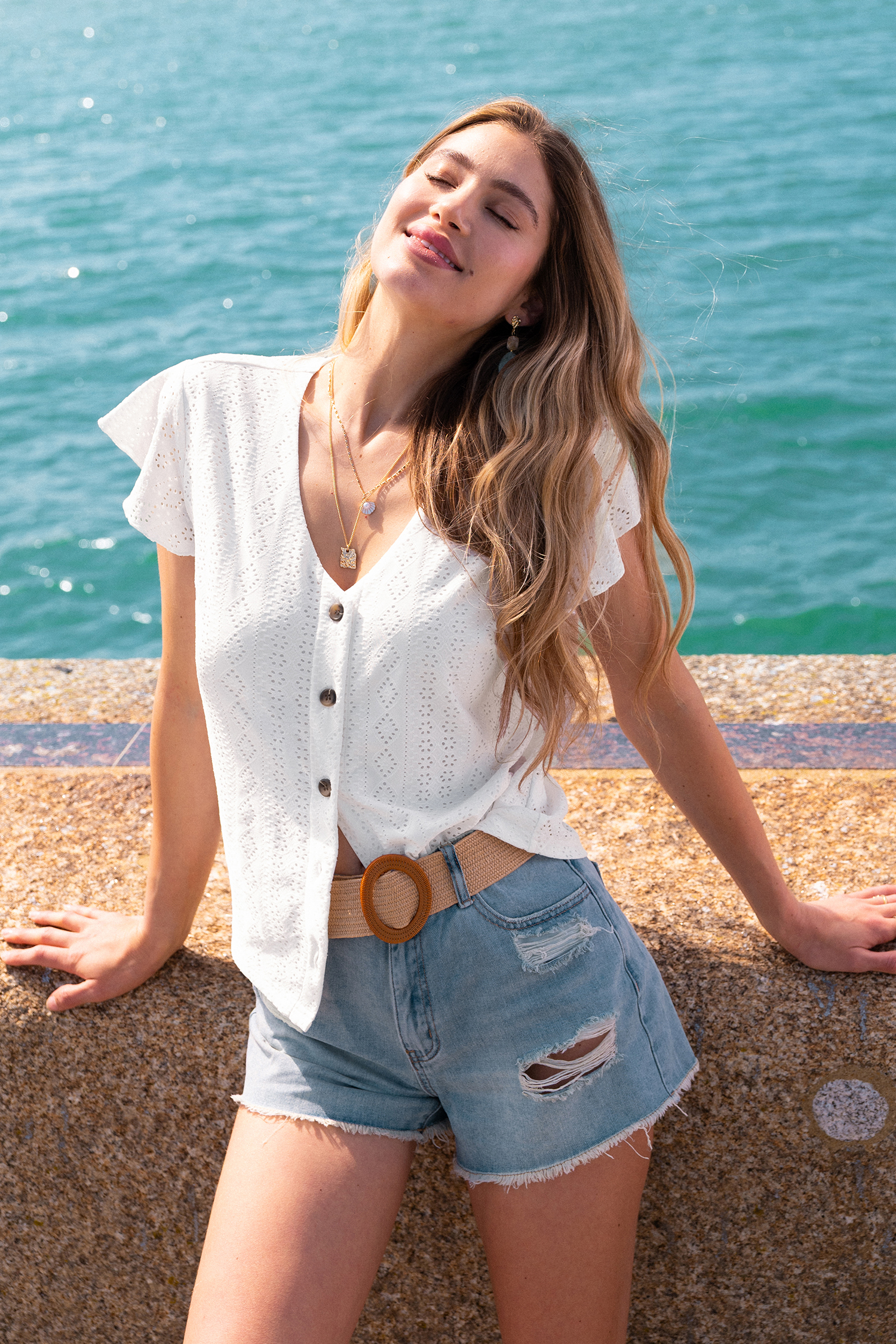 In Balance White Top