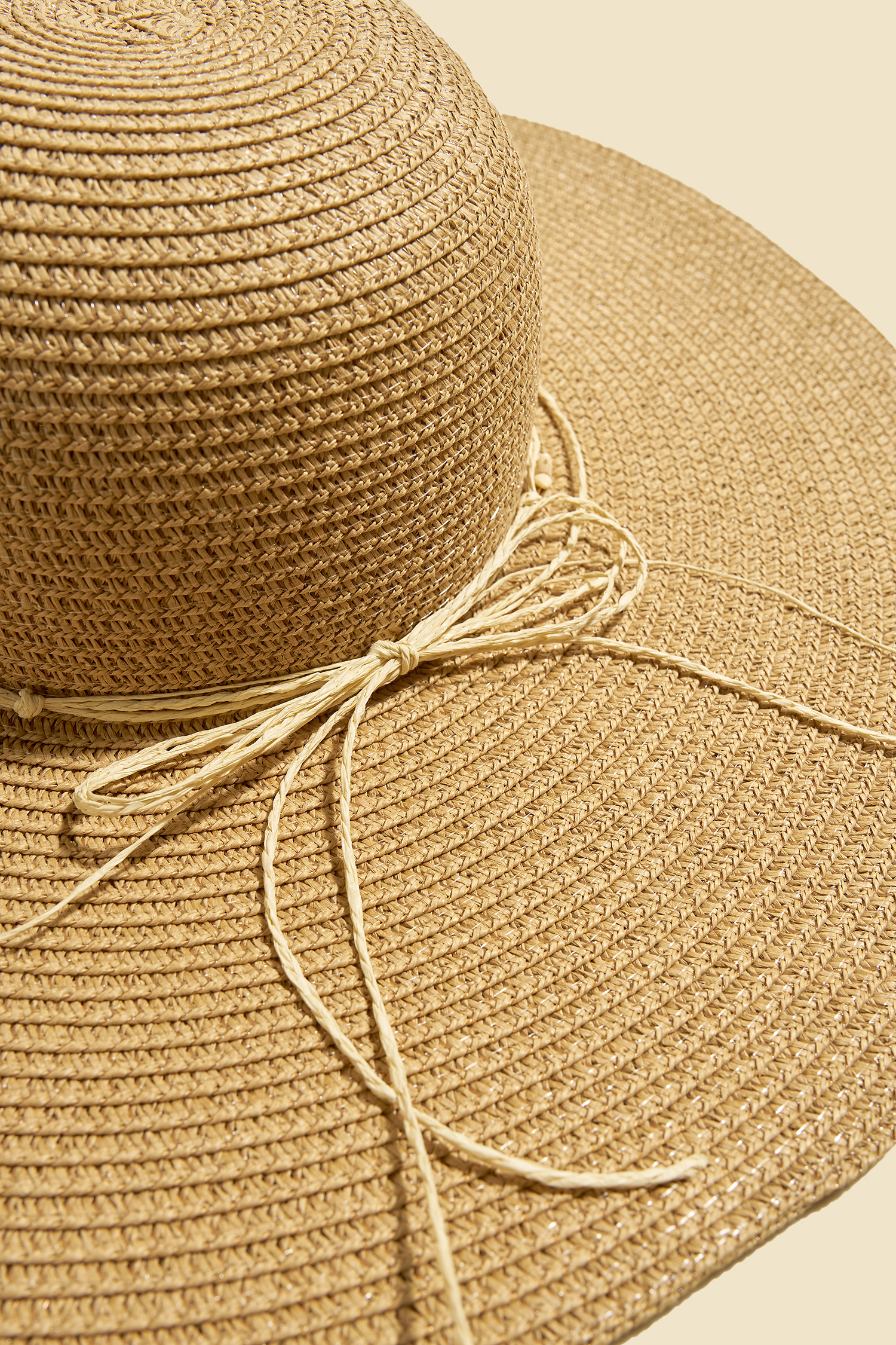 Seashell Chain Straw Hat