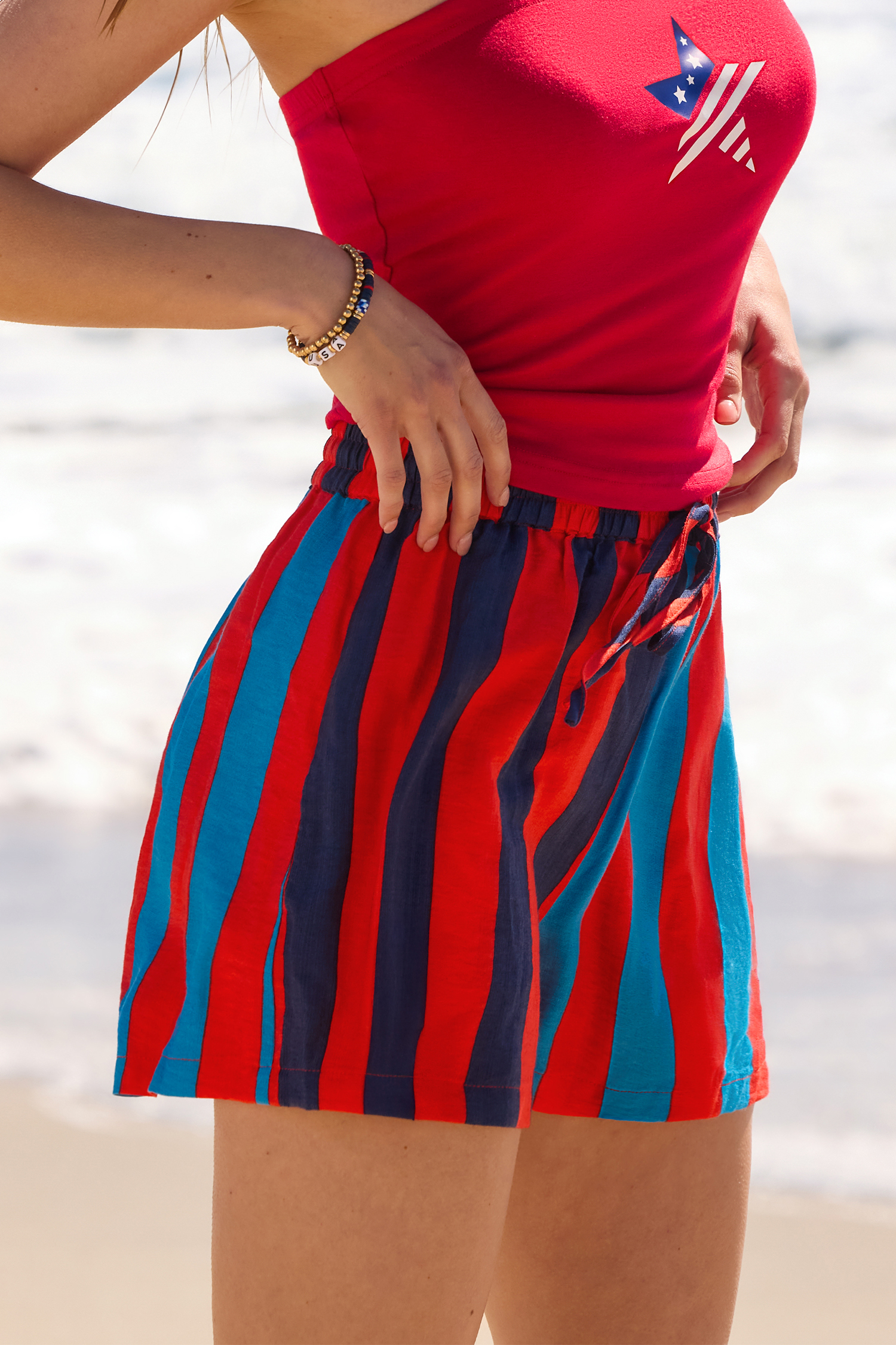 Light as Ever Striped Shorts