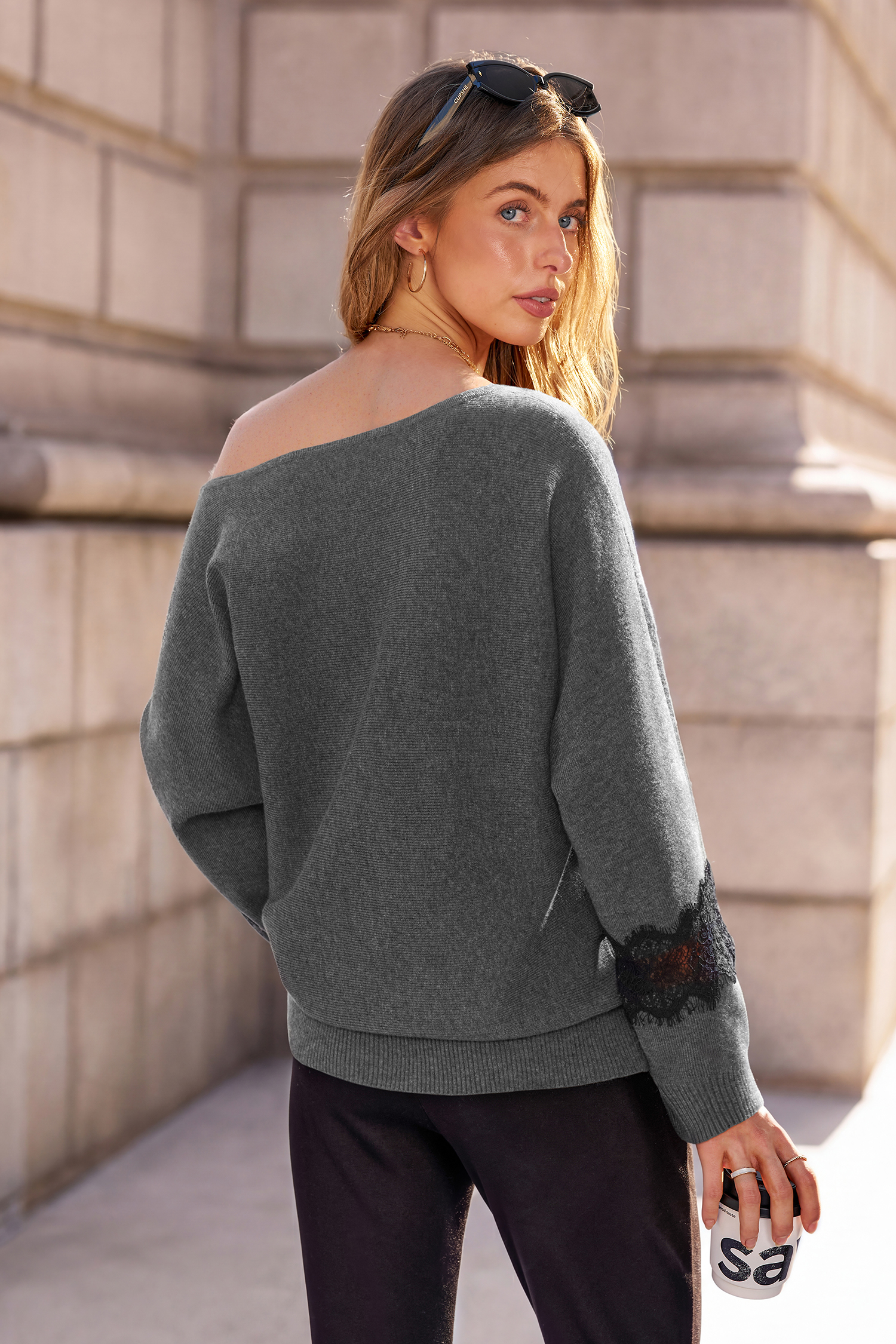 Ballet Class Grey Sweater