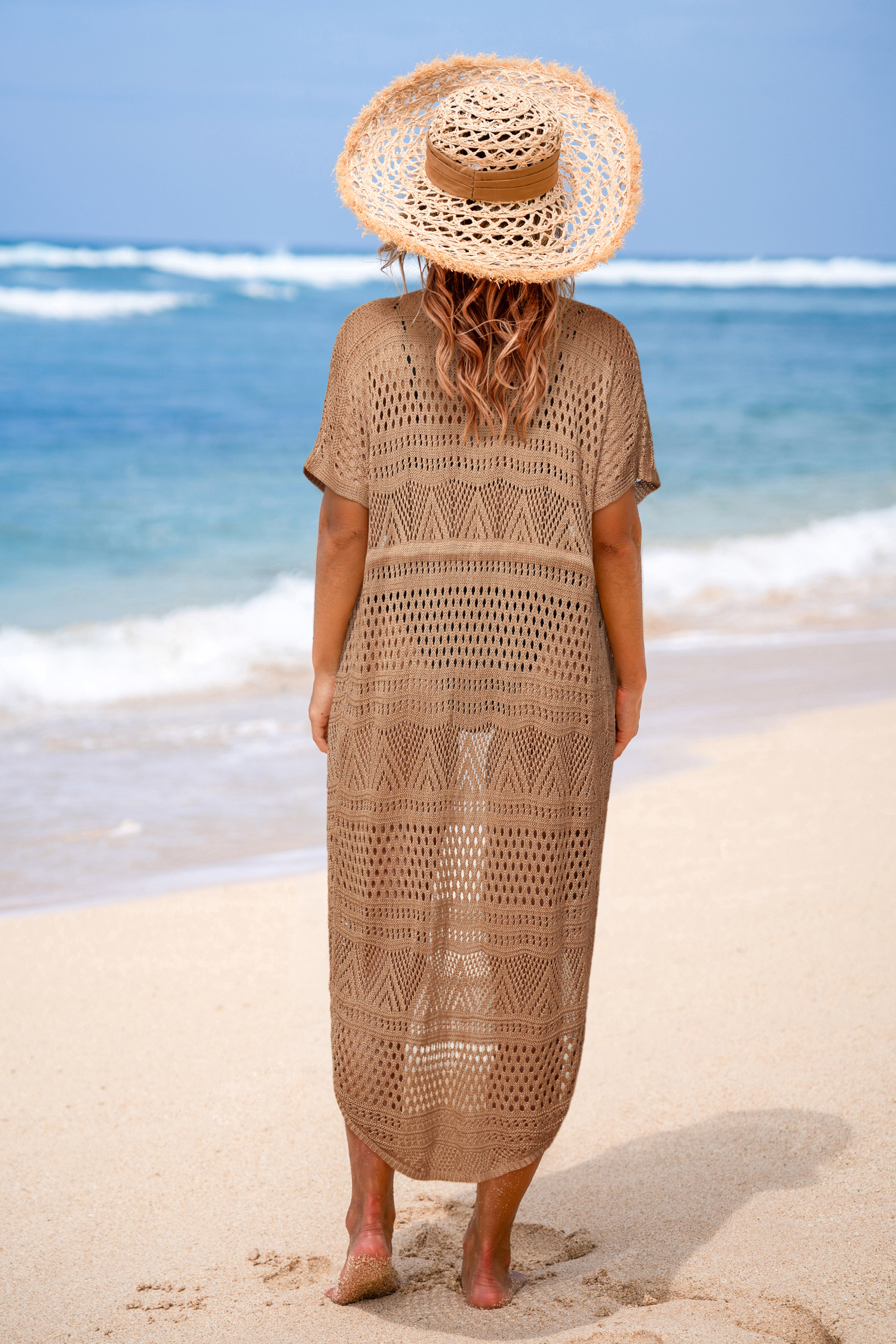 Easy Weekend Neutral Cover-Up Kimono