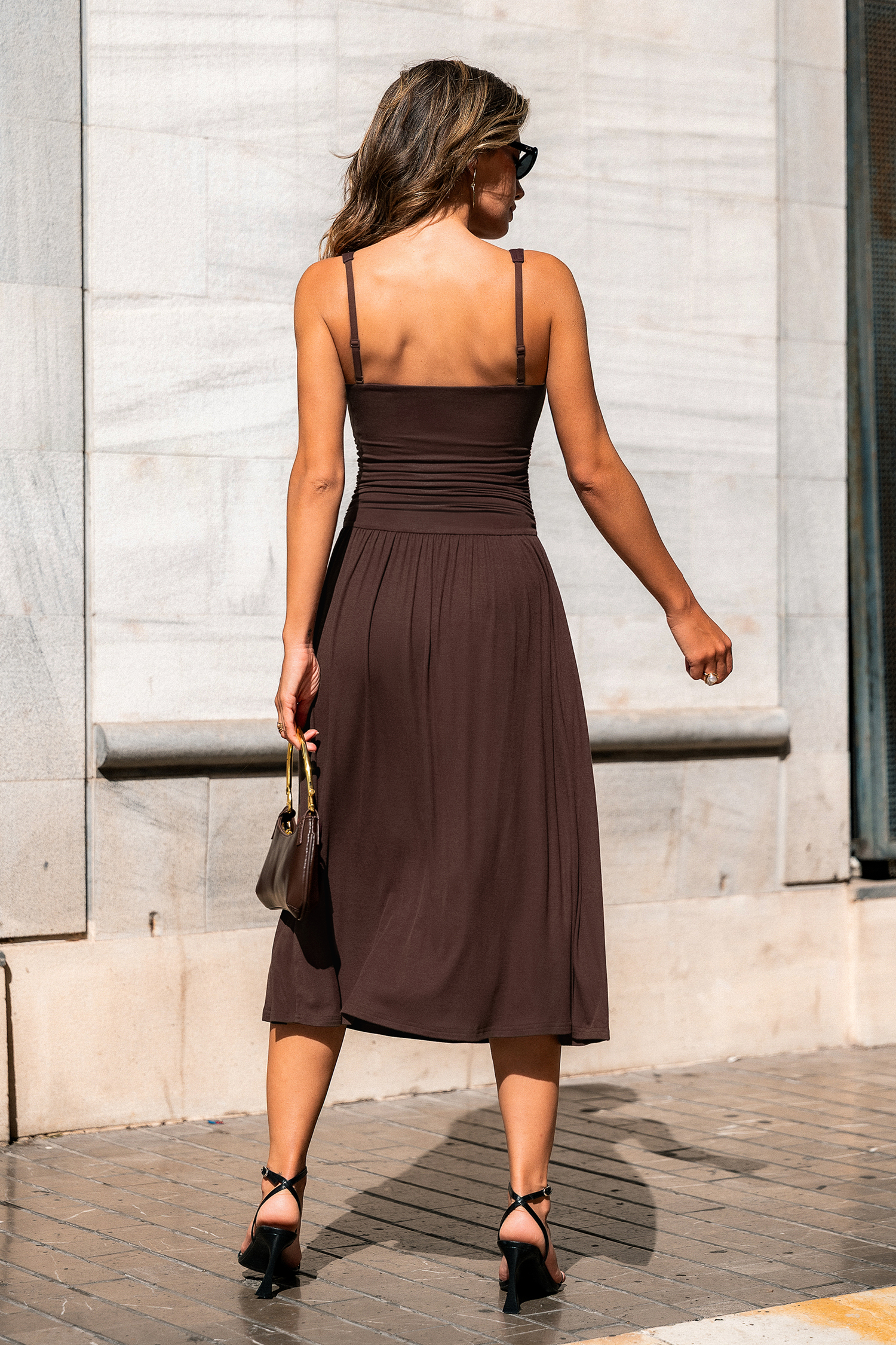 Body Language Brown Mini Dress