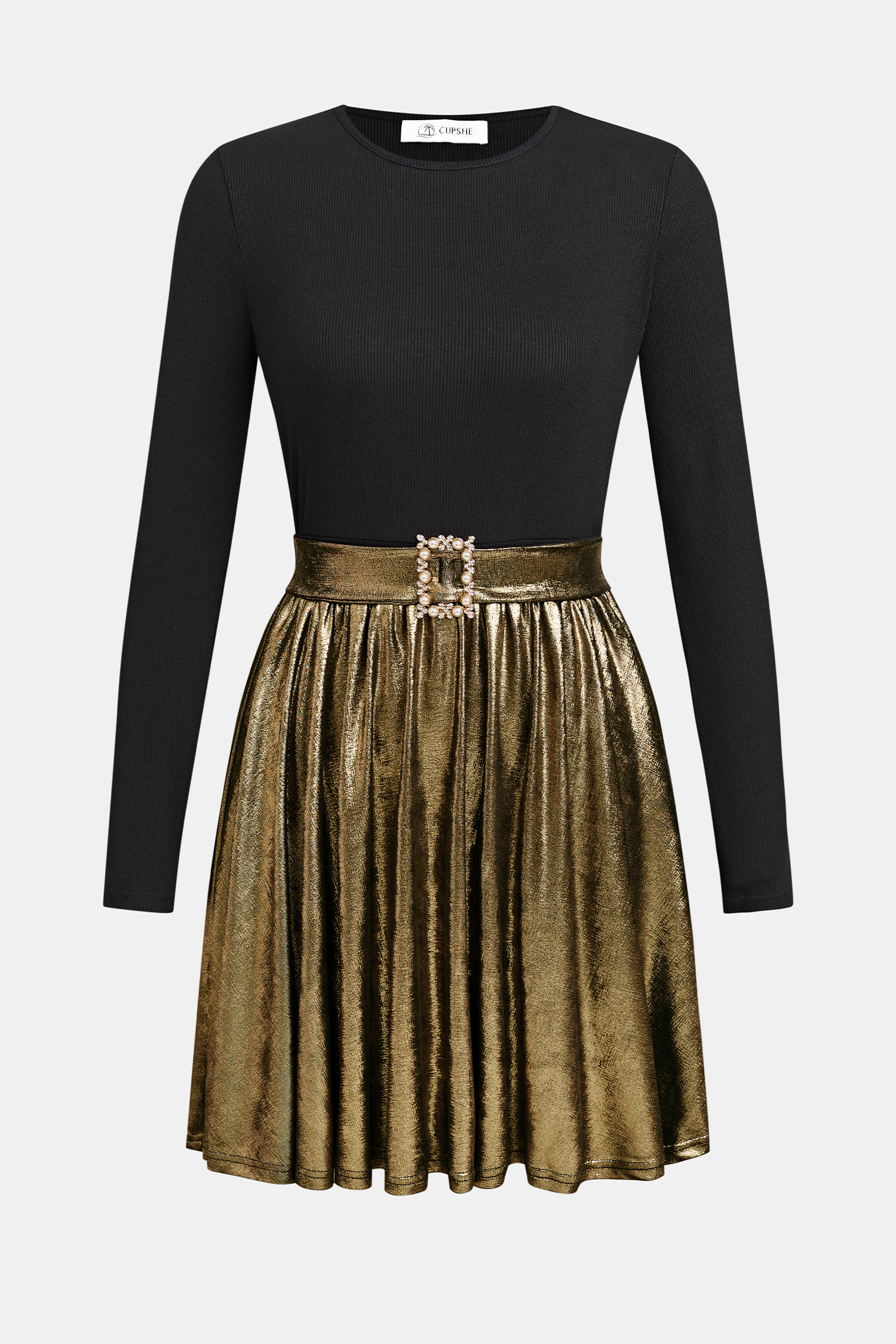24K Two-Toned Mini Dress