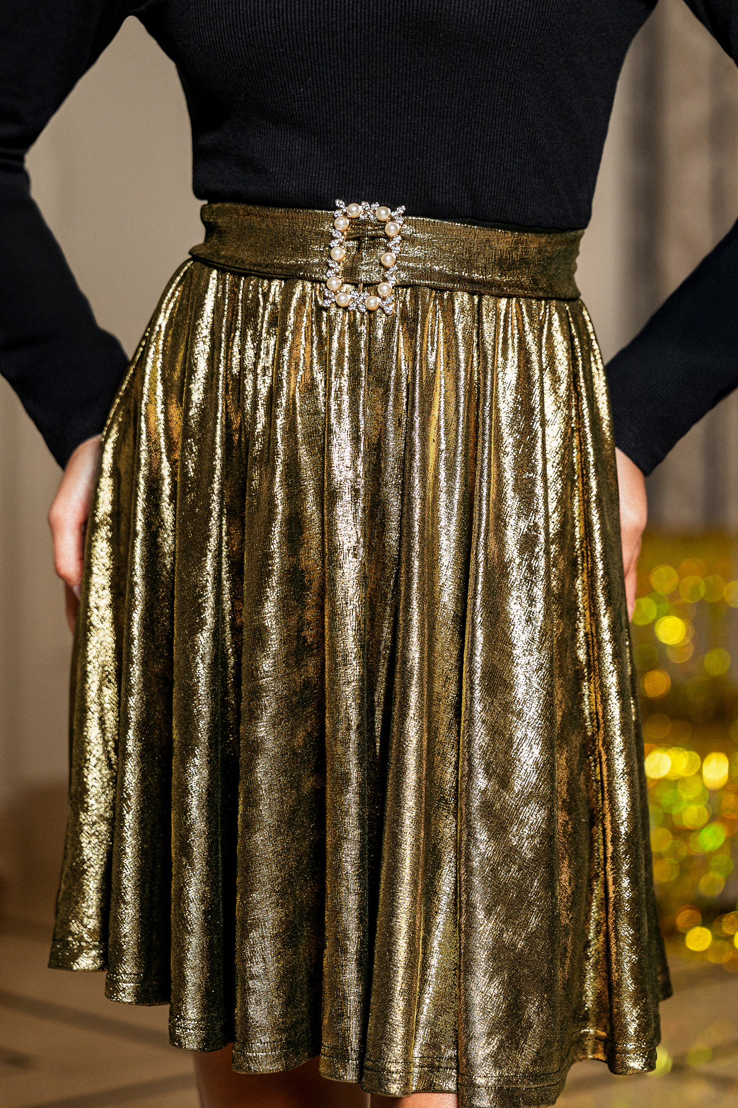 24K Two-Toned Mini Dress