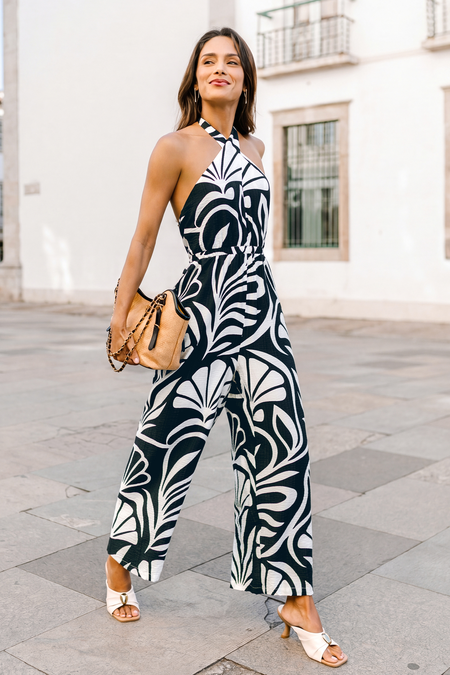 Dockside Drive Tropical Jumpsuit